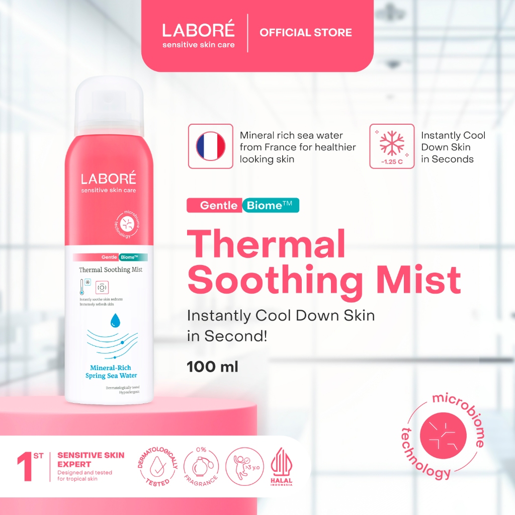 [NEW!] LABORE Sensitive Skin Care GentleBiome™ Thermal Soothing Mist 100 mL - Face Mist