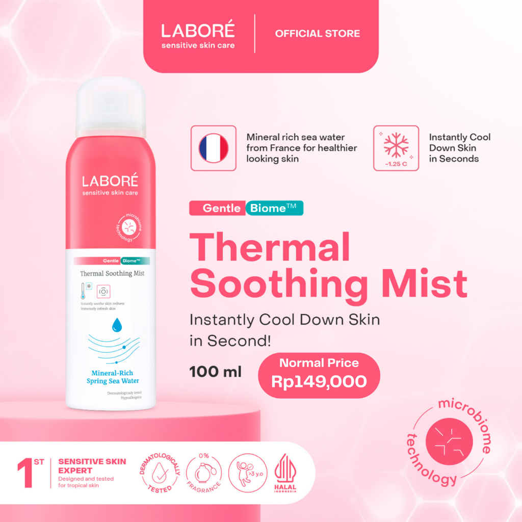 [NEW!] LABORE Sensitive Skin Care GentleBiome™ Thermal Soothing Mist 100 mL - Face Mist