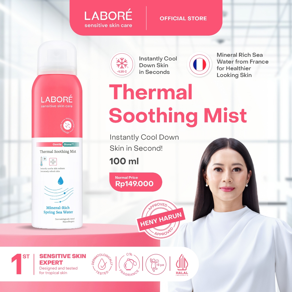 [NEW!] LABORE Sensitive Skin Care GentleBiome™ Thermal Soothing Mist 100 mL - Face Mist