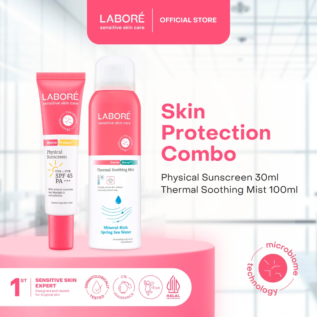 LABORÉ Skin Protection Combo Package (Sunscreen, Face Mist)