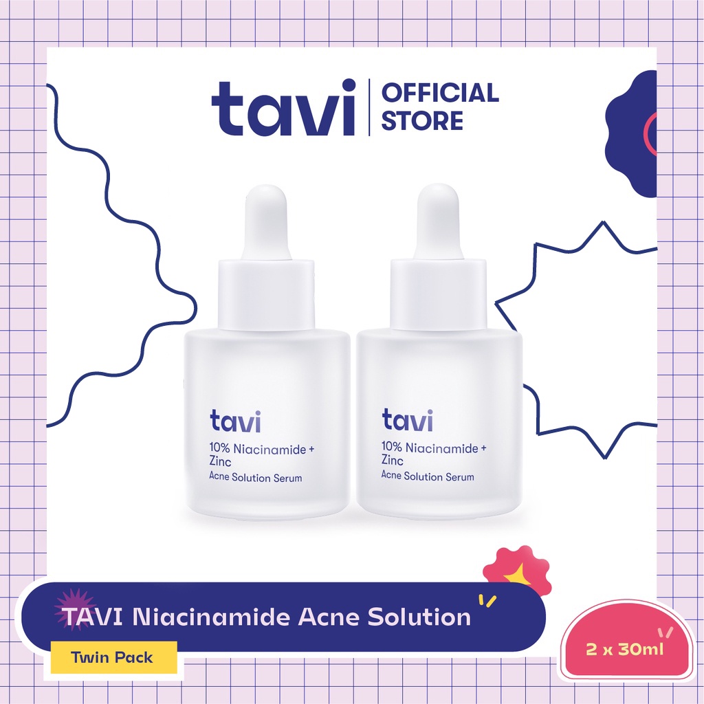 TAVI Niacinamide Acne Solution Twin Pack