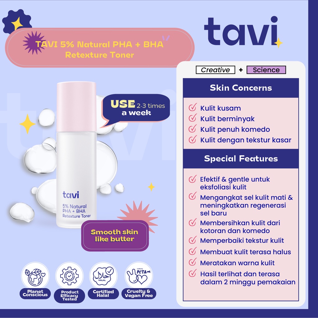 [BUY 2 GET 3] Tavi Regenerating Skin Kit: Retinol Serum + Exfoliating Toner - FREE 3in1 Face Mist