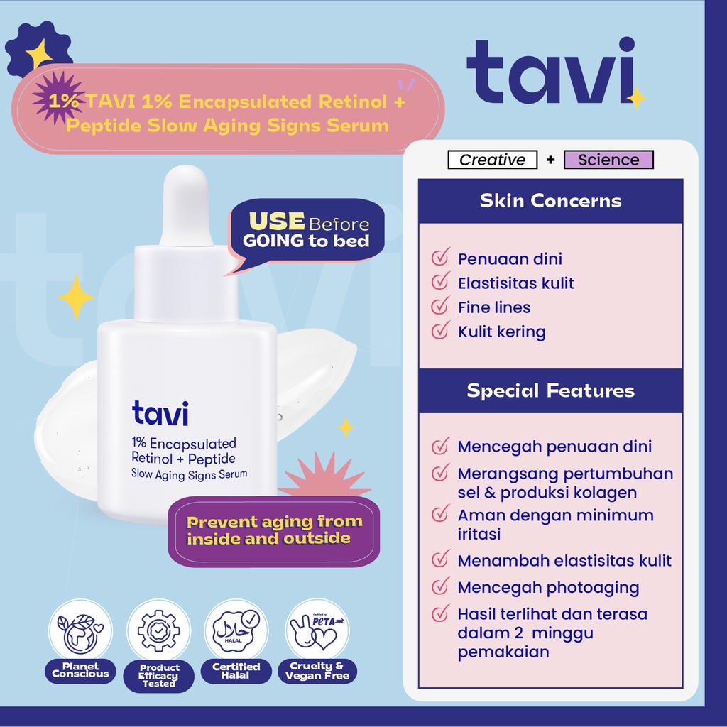 [BUY 2 GET 3] Tavi Regenerating Skin Kit: Retinol Serum + Exfoliating Toner - FREE 3in1 Face Mist