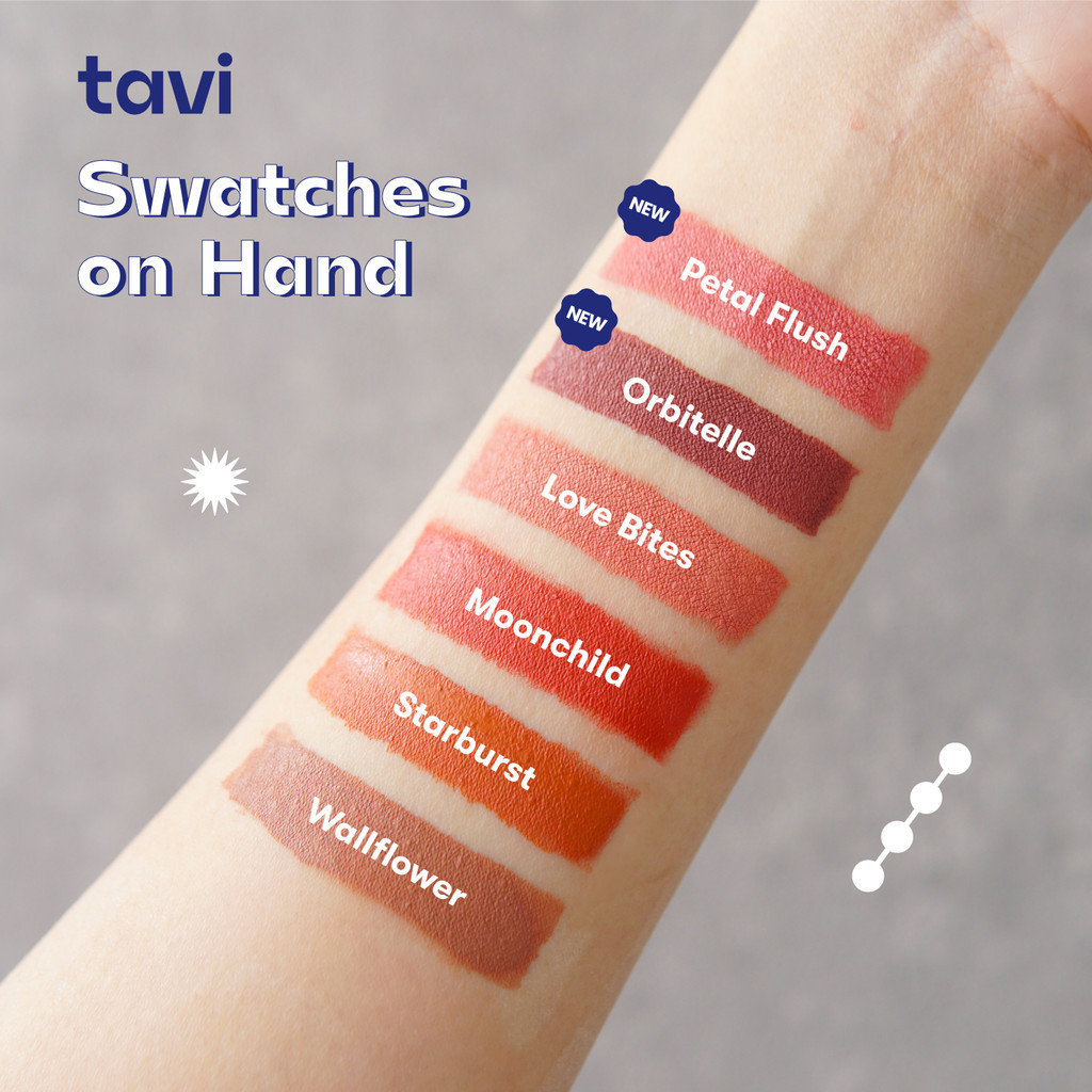 TAVI 3-in-1 Color Play Face Tint 9g (Blush On Cair | Highlighter | Eyeshadow) - Pigmented Ringan & Tahan Lama untuk Kulit Sawo Matang