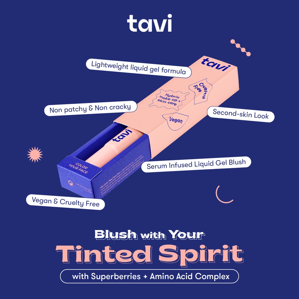 [BUY 2 GET 3] TAVI Blush + Highlighter Kit (Sunset Nectar edition) - FREE Exfoliating Toner