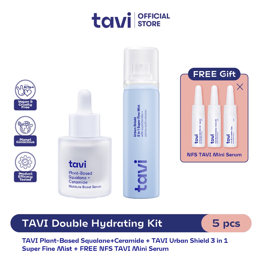 Tavi Double Hydrating Kit - Tavi Moisturizing Serum + Face Mist