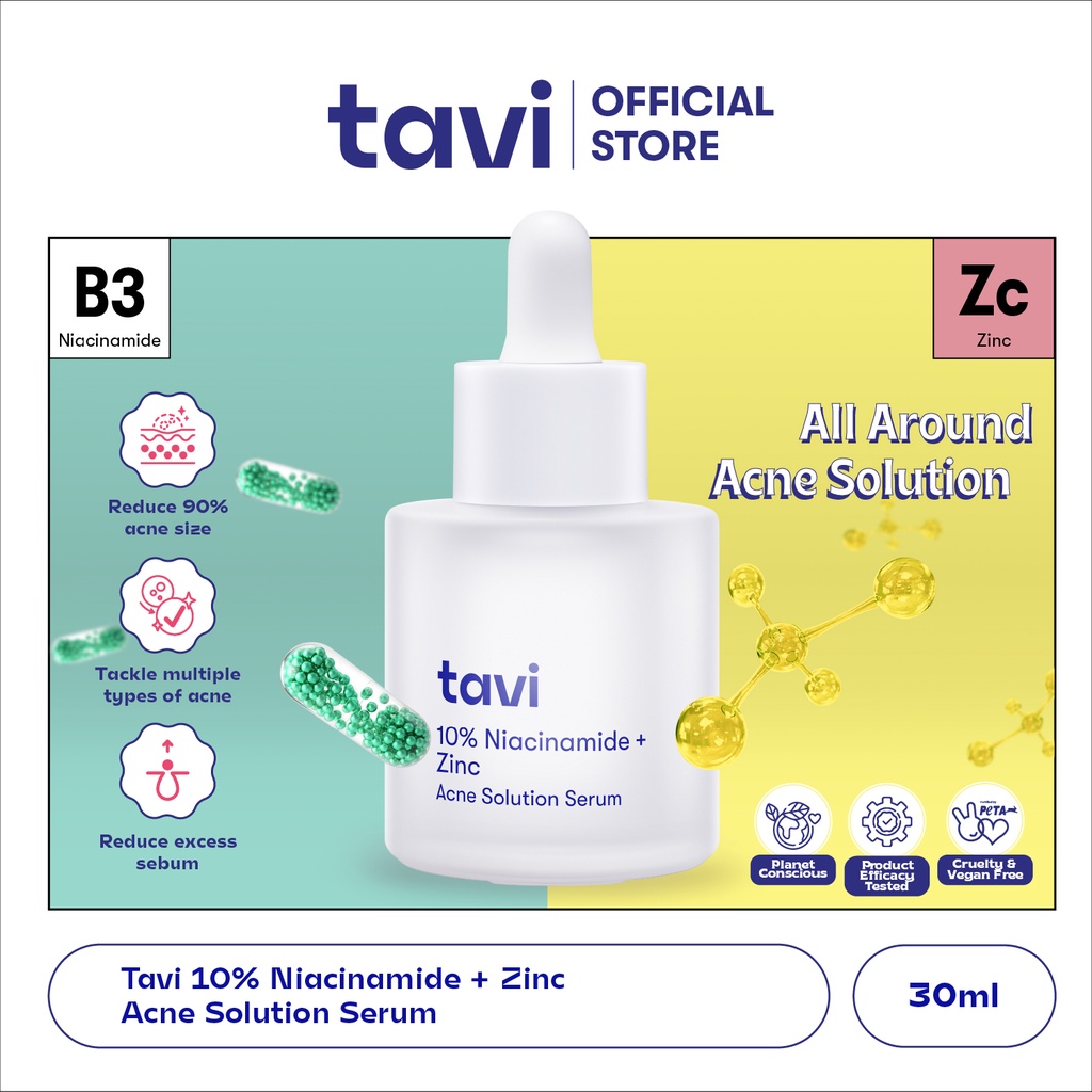 Tavi Extreme Heat Protect Treatment Kit - Tavi 3 in 1 Face Mist (Anti-Polusi) and Serum / Cleanser