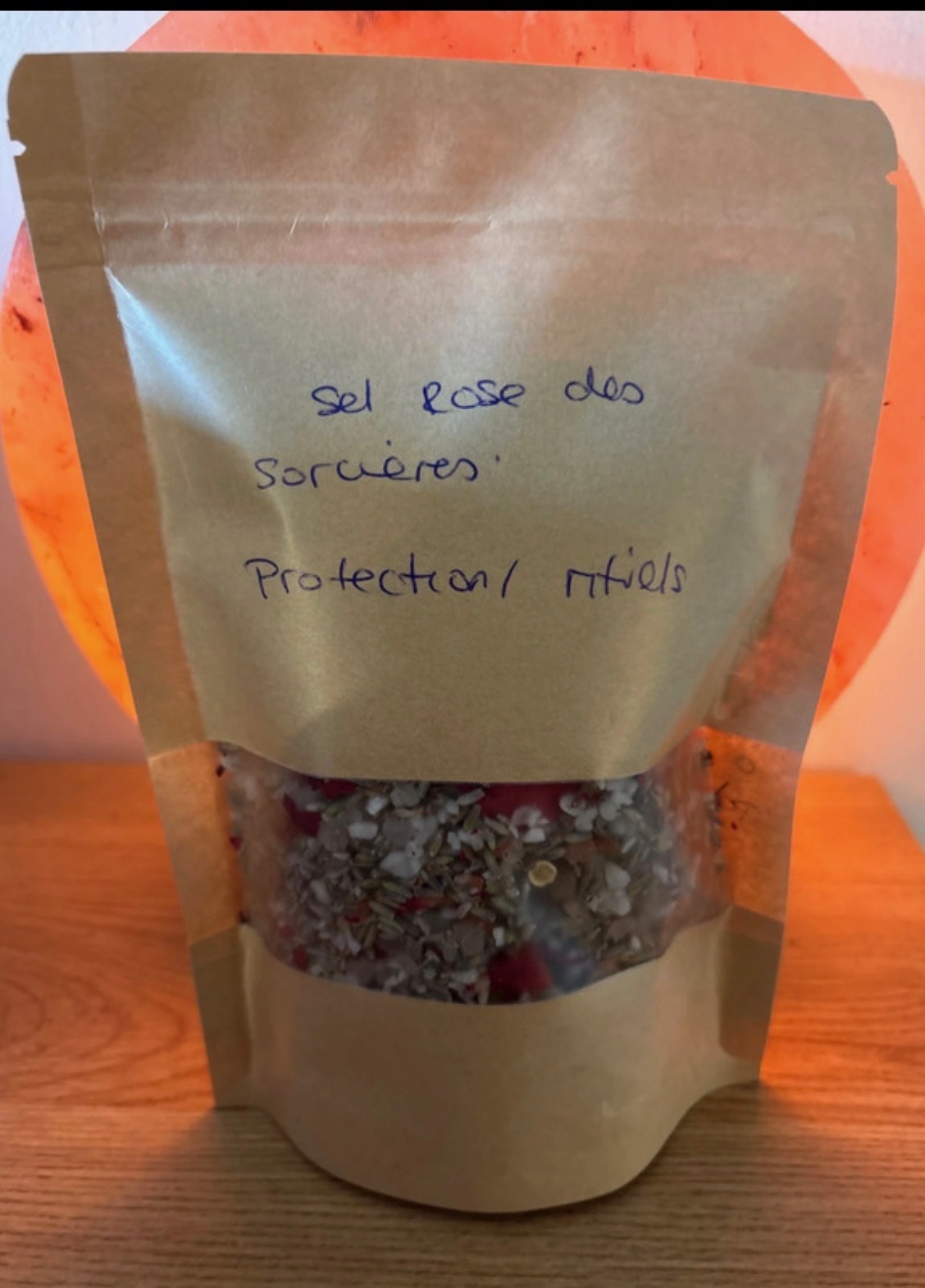 Sel rose «  rituels , bain , douche etc »