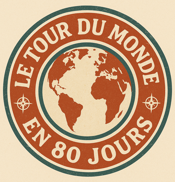Le tour du Monde en 80 Jours Escape box - Delivery and collection within Zone 3 - 20-25km