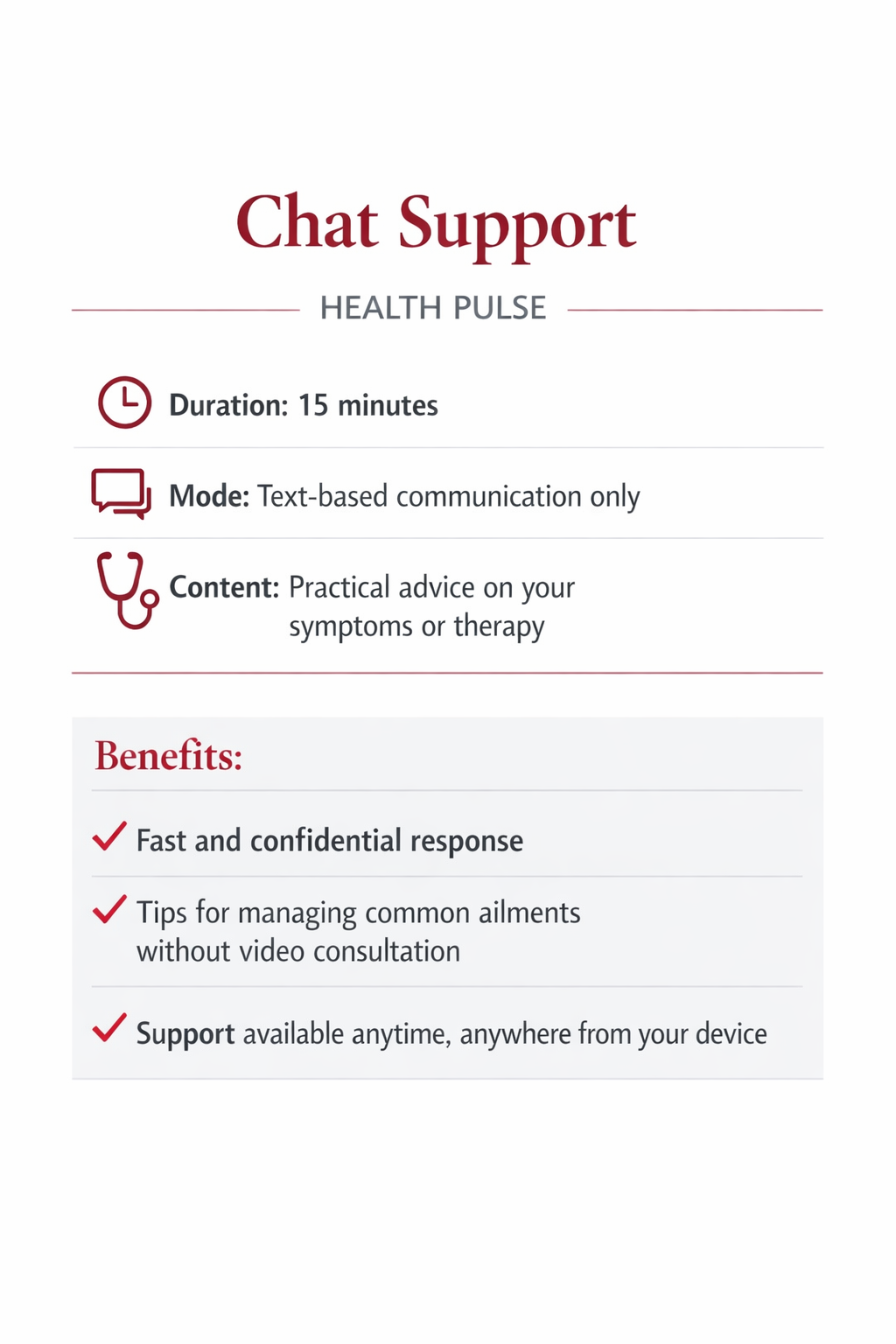Chat support