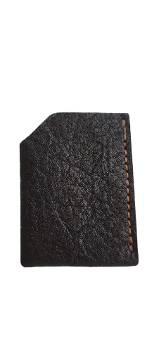 Handmade Elephant ear wrap around 2-pocket card wallet "Dilectio"