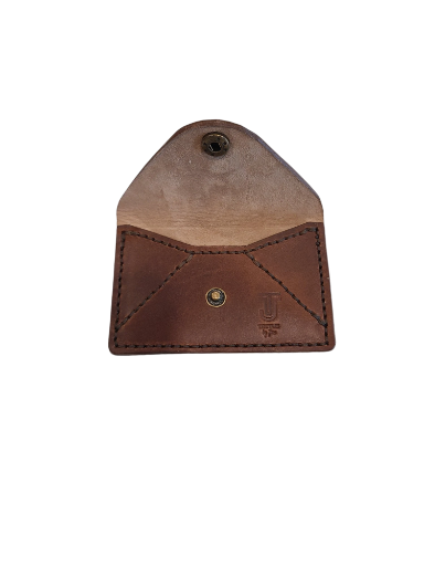 Handmade Envelope Style single pocket card holder "Scribere"