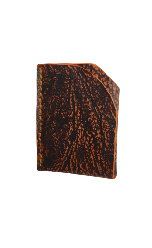 Handmade Leather card wallet - Shrunken shoulder buffalo "Dilectio"