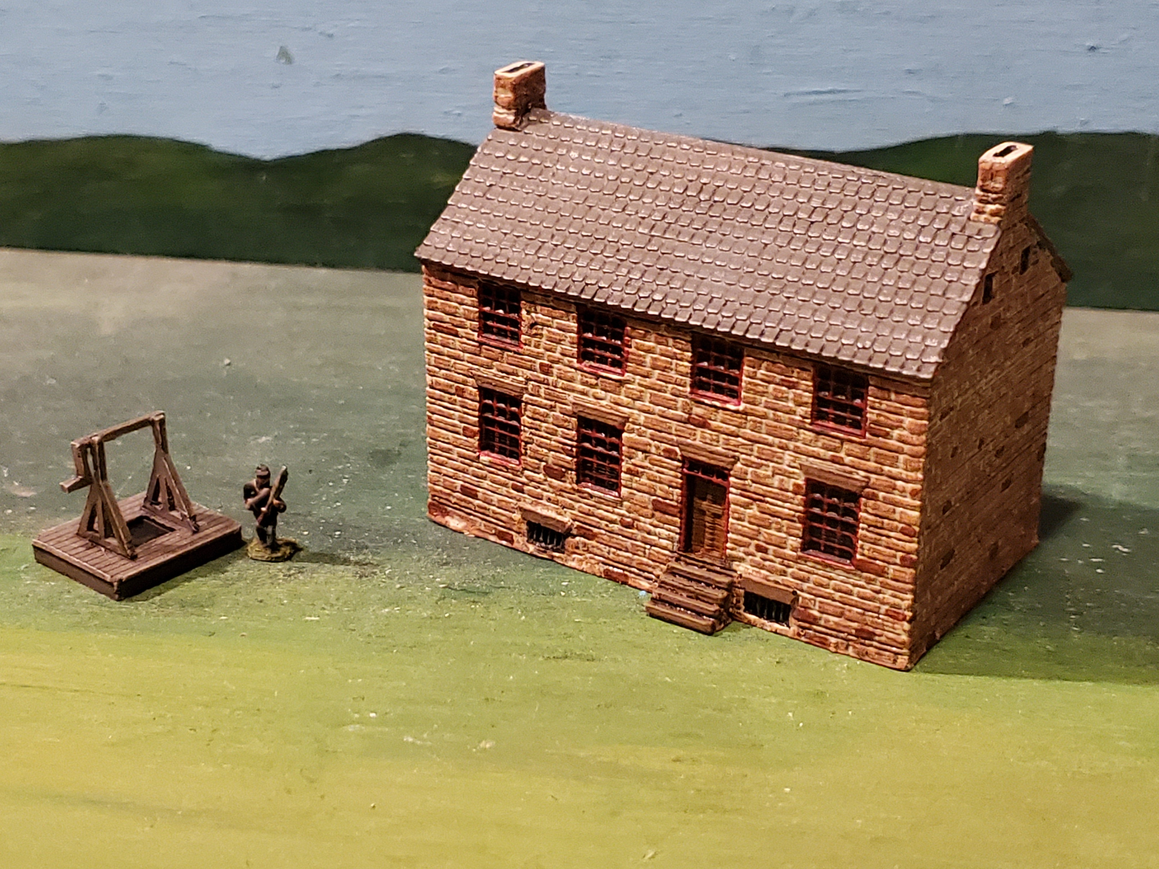 Stone House with Well