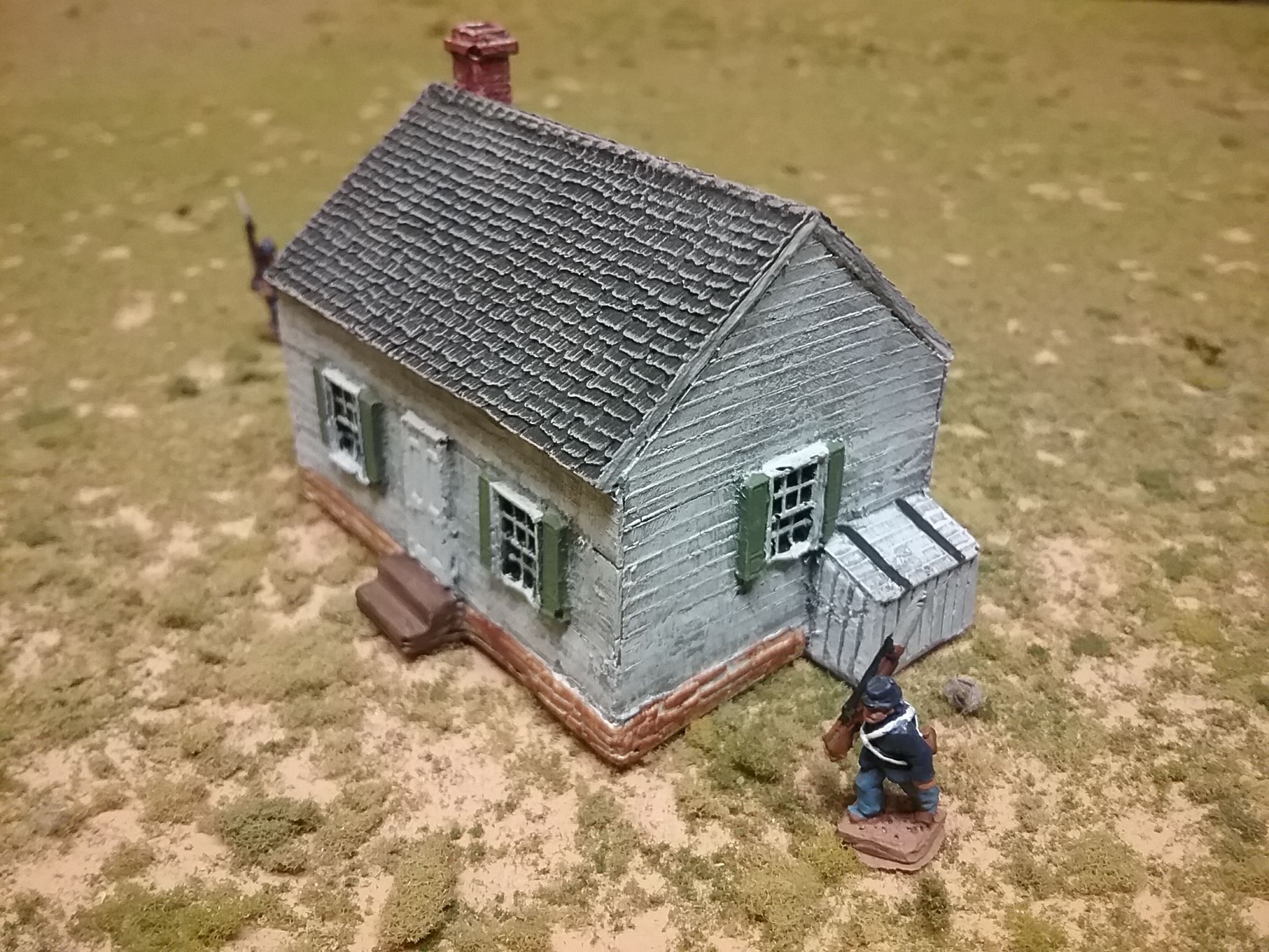 1 Story clapboard house
