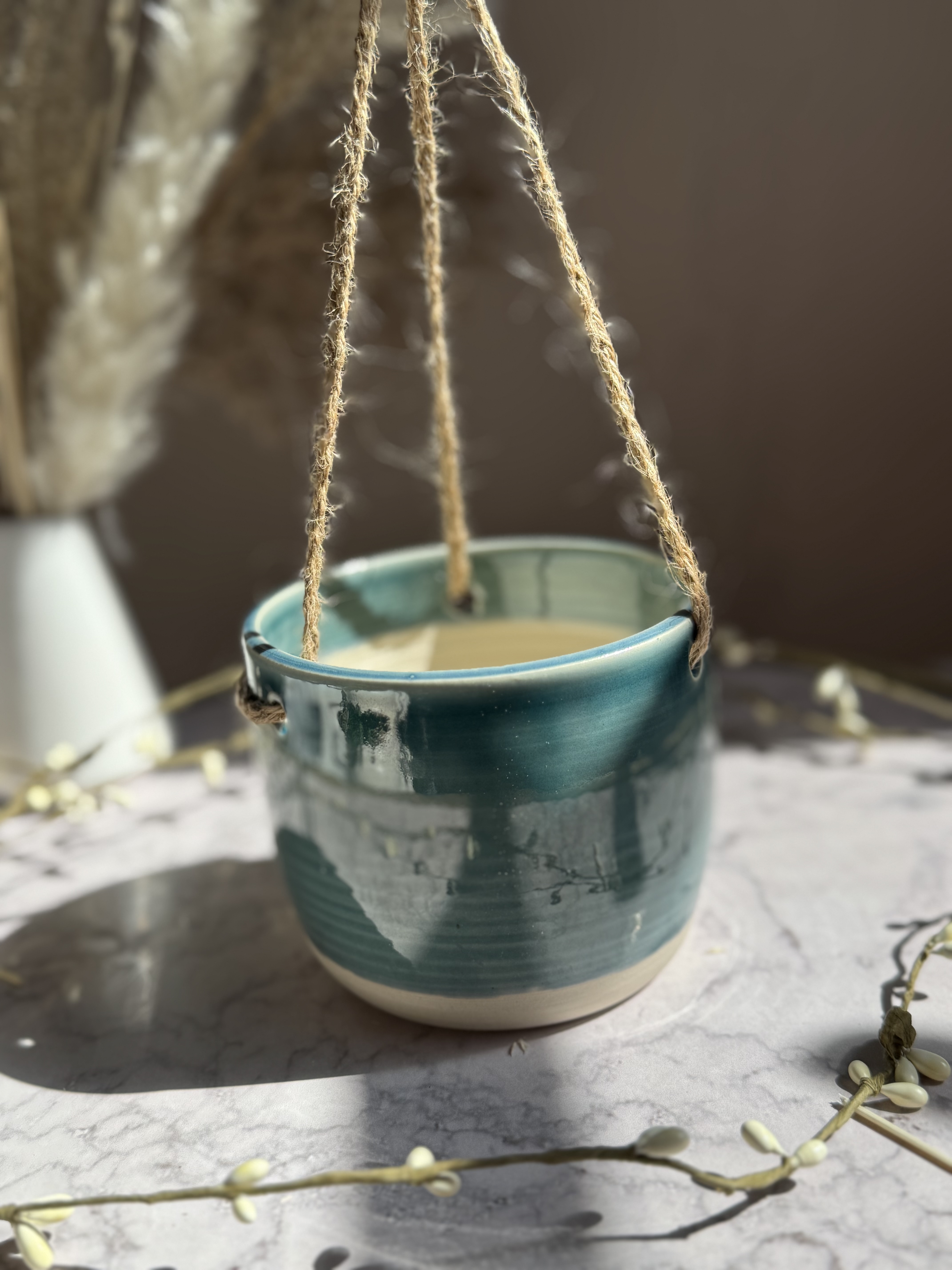 Hanging Planter - Ocean Drip