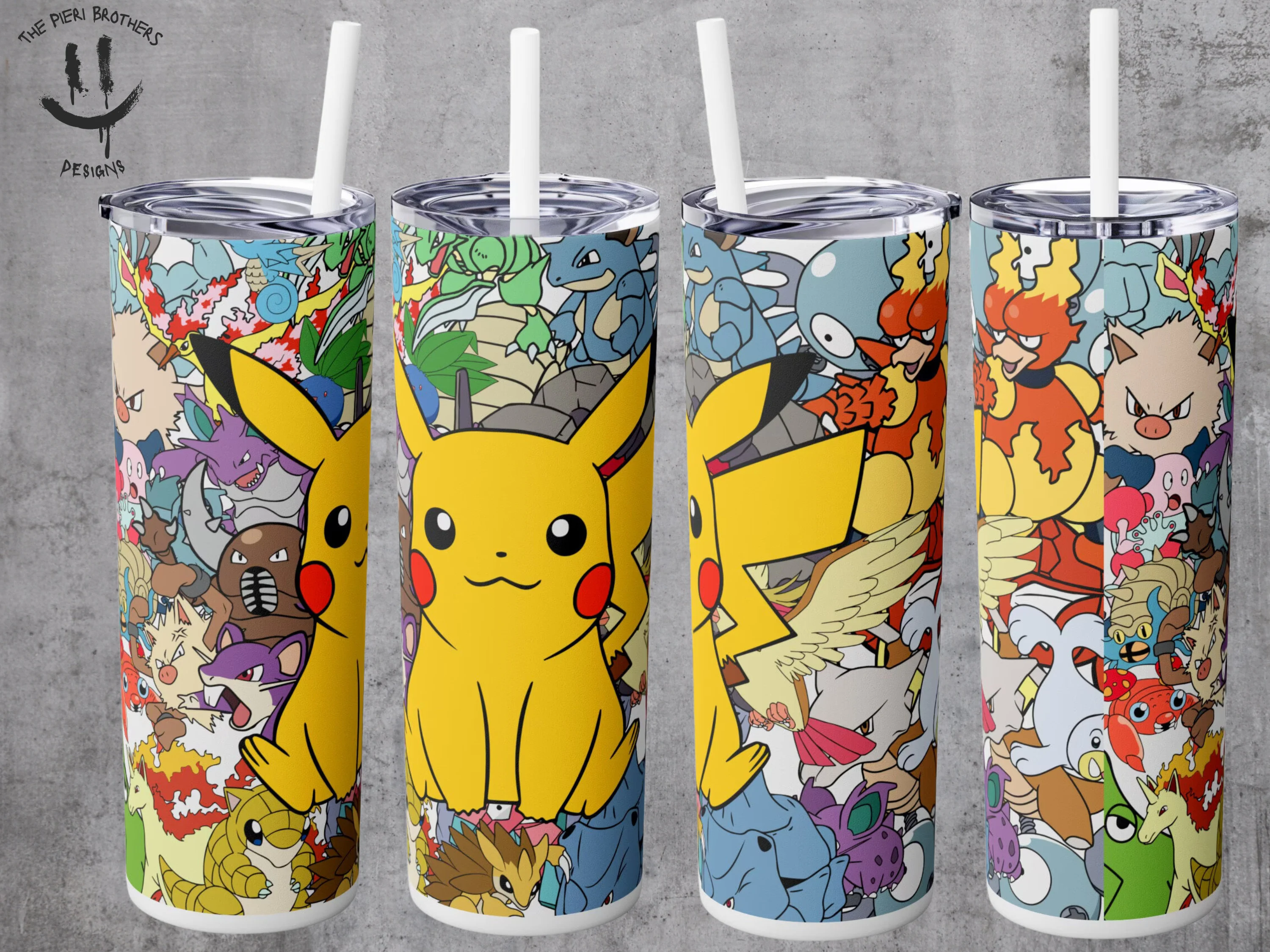 Pikachu Tumbler Custom 20oz