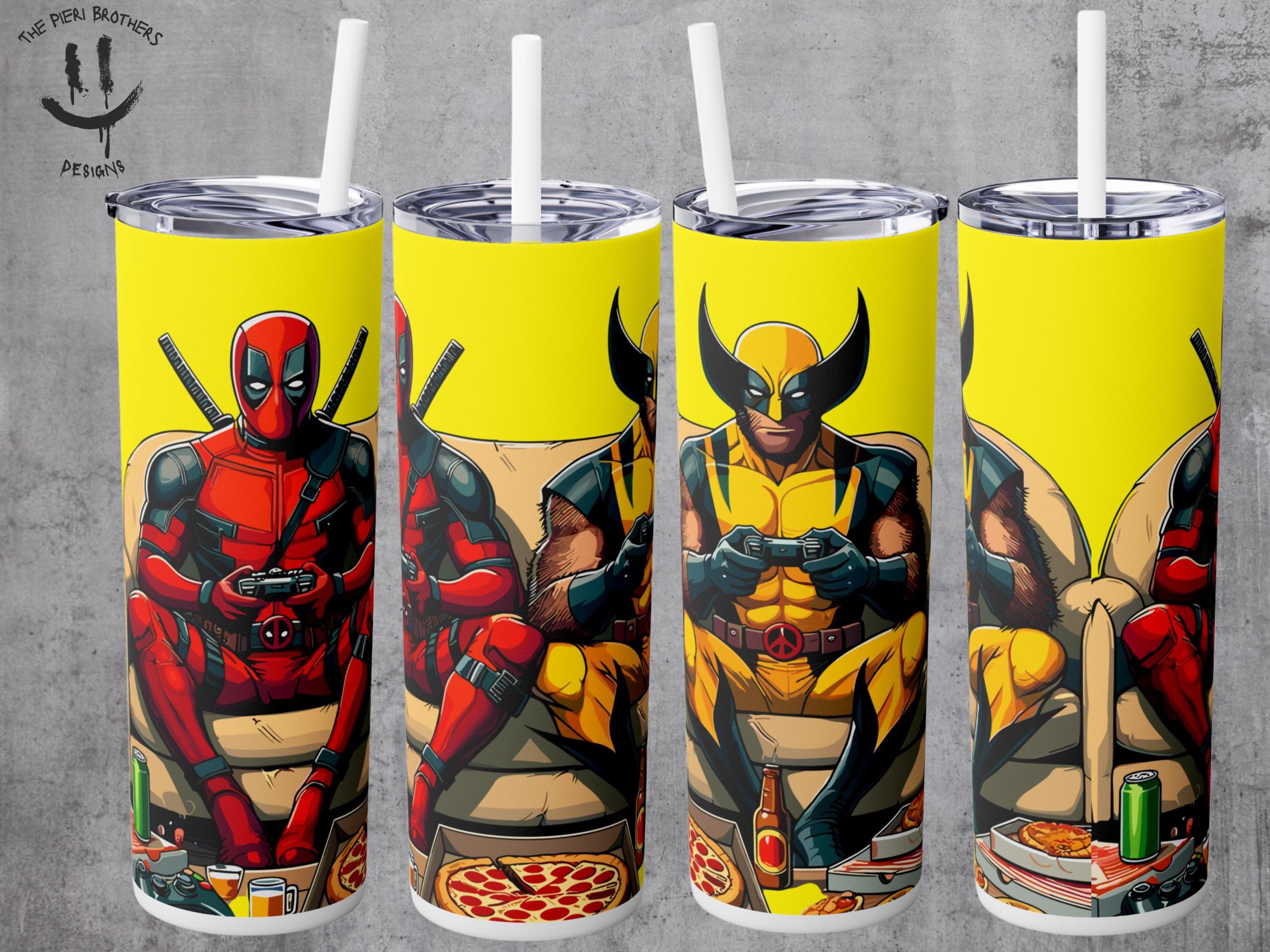 Wolverine and Deadpool Tumbler - Custom 20oz