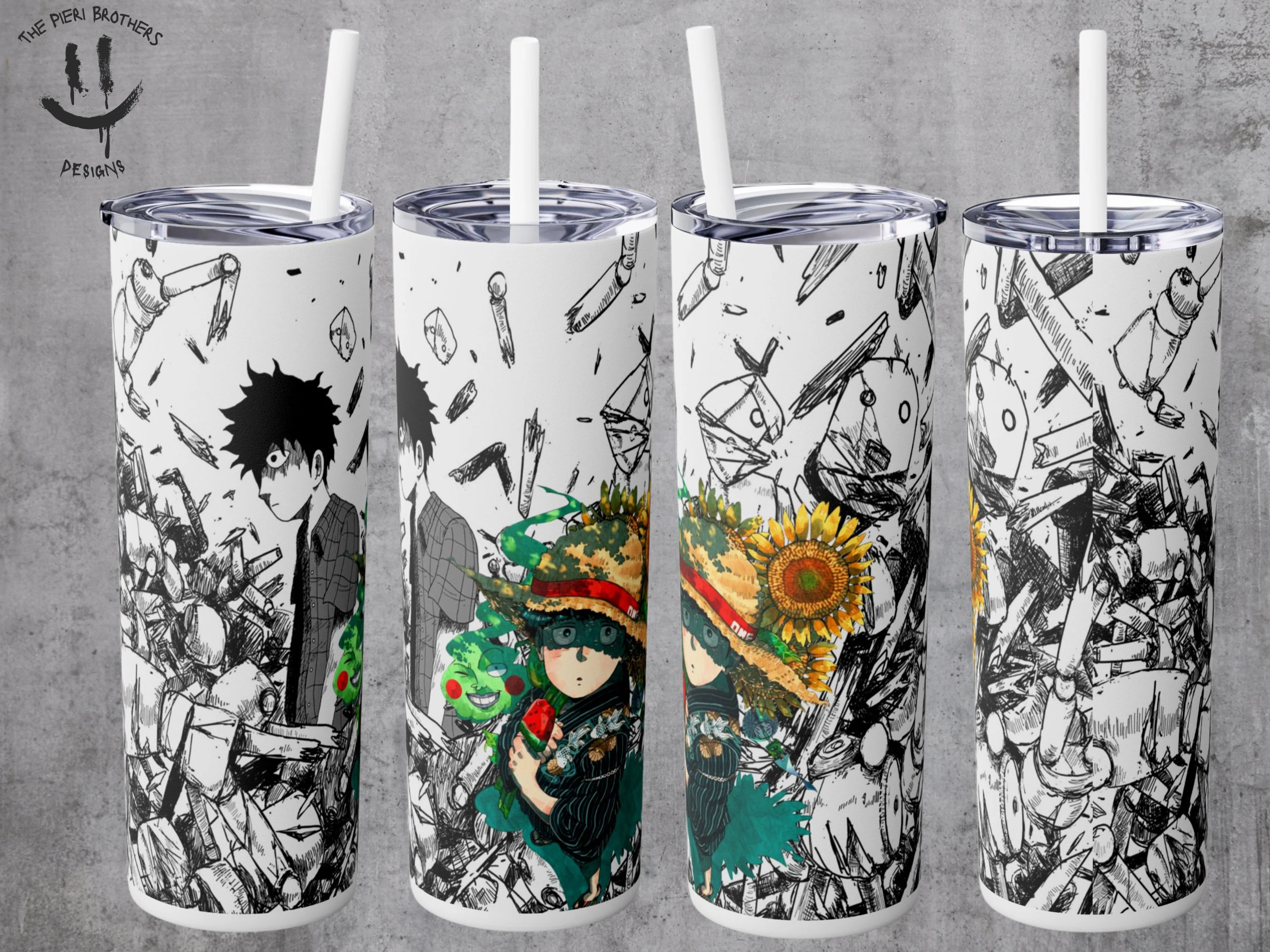 Mob Psycho Tumbler - Custom 20oz
