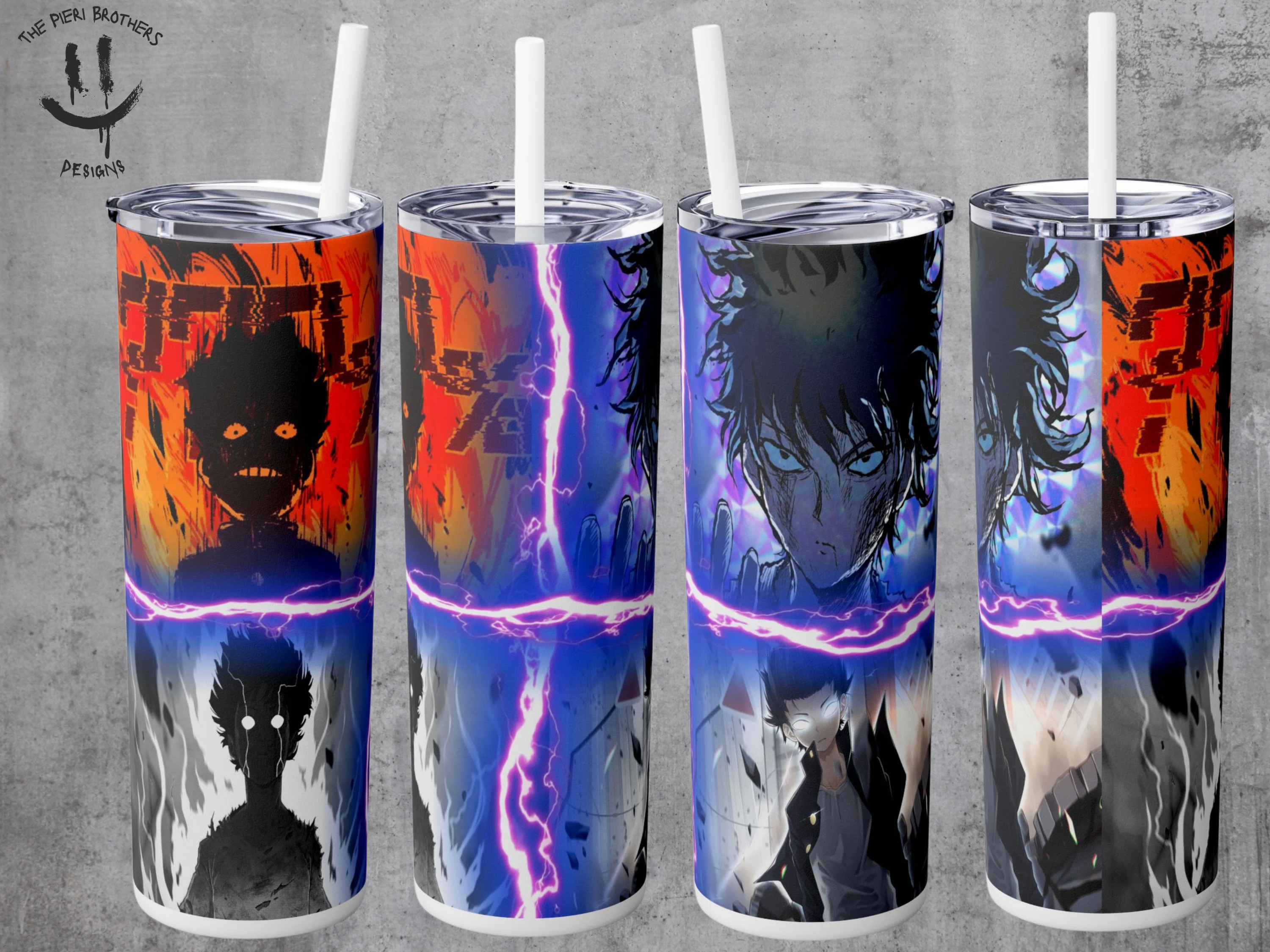 Mob Psycho 100 Tumbler - Custom 20oz