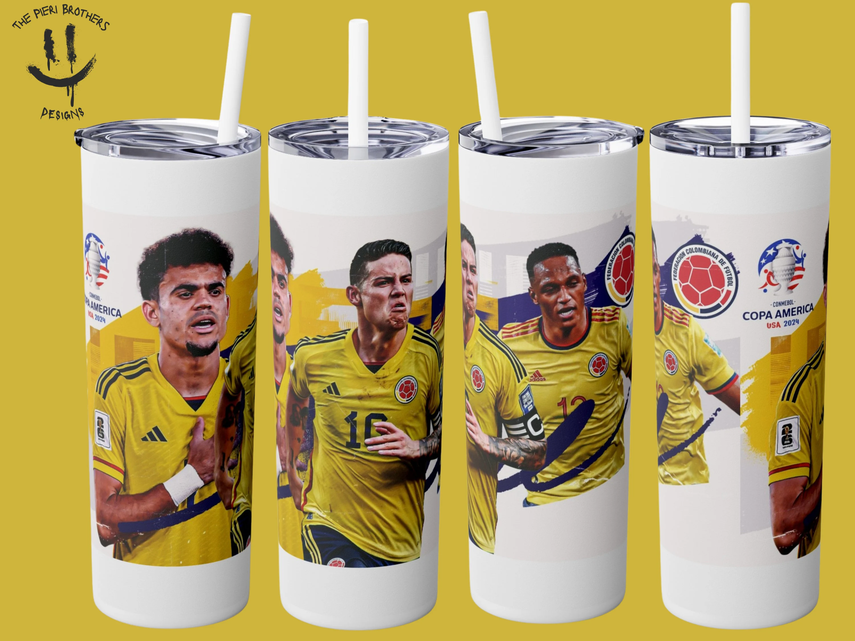Copa America 2024 Argentina vs Colombia Tumbler - Custom 20oz