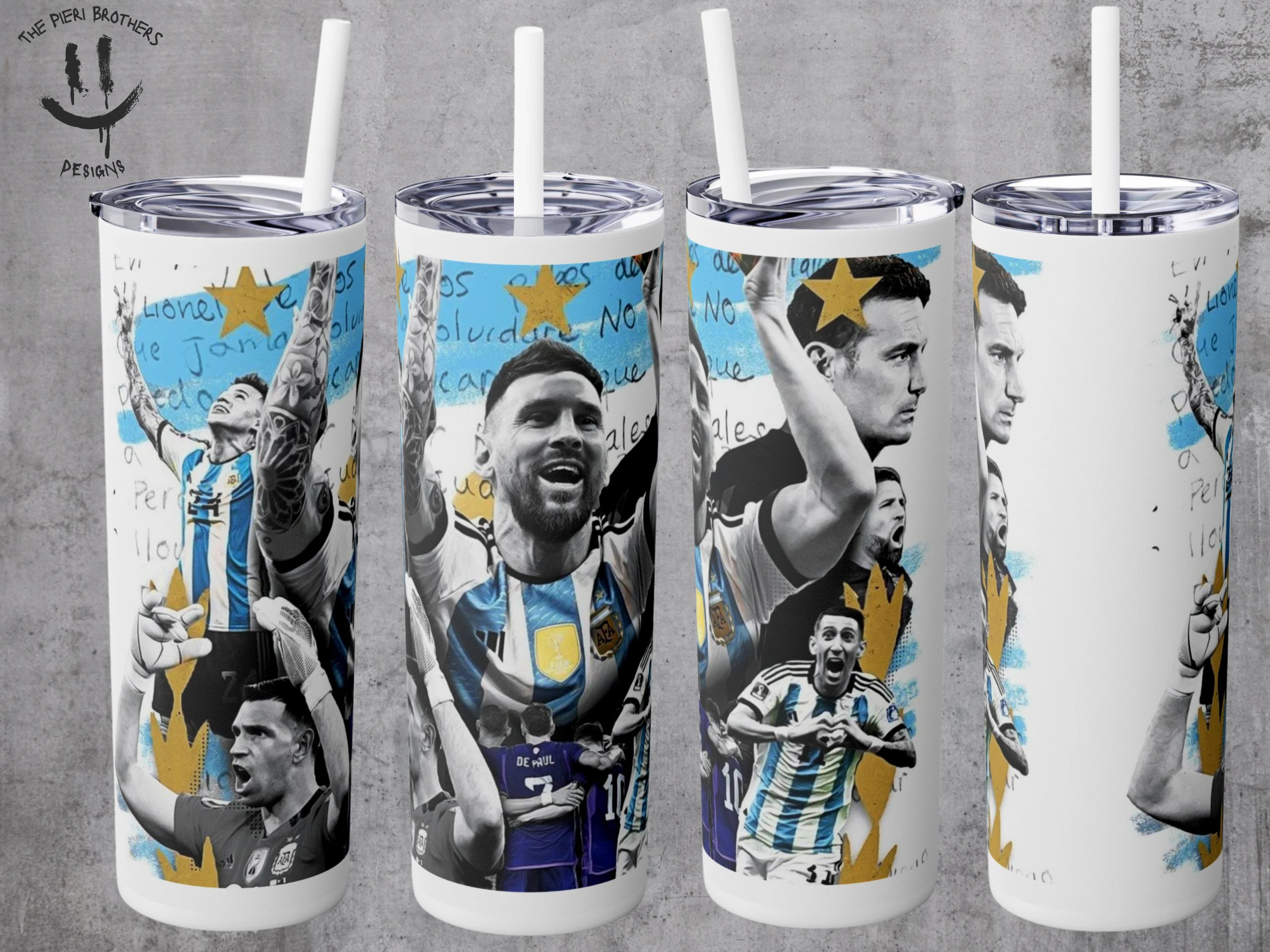 Copa America 2024 Argentina vs Colombia Tumbler - Custom 20oz