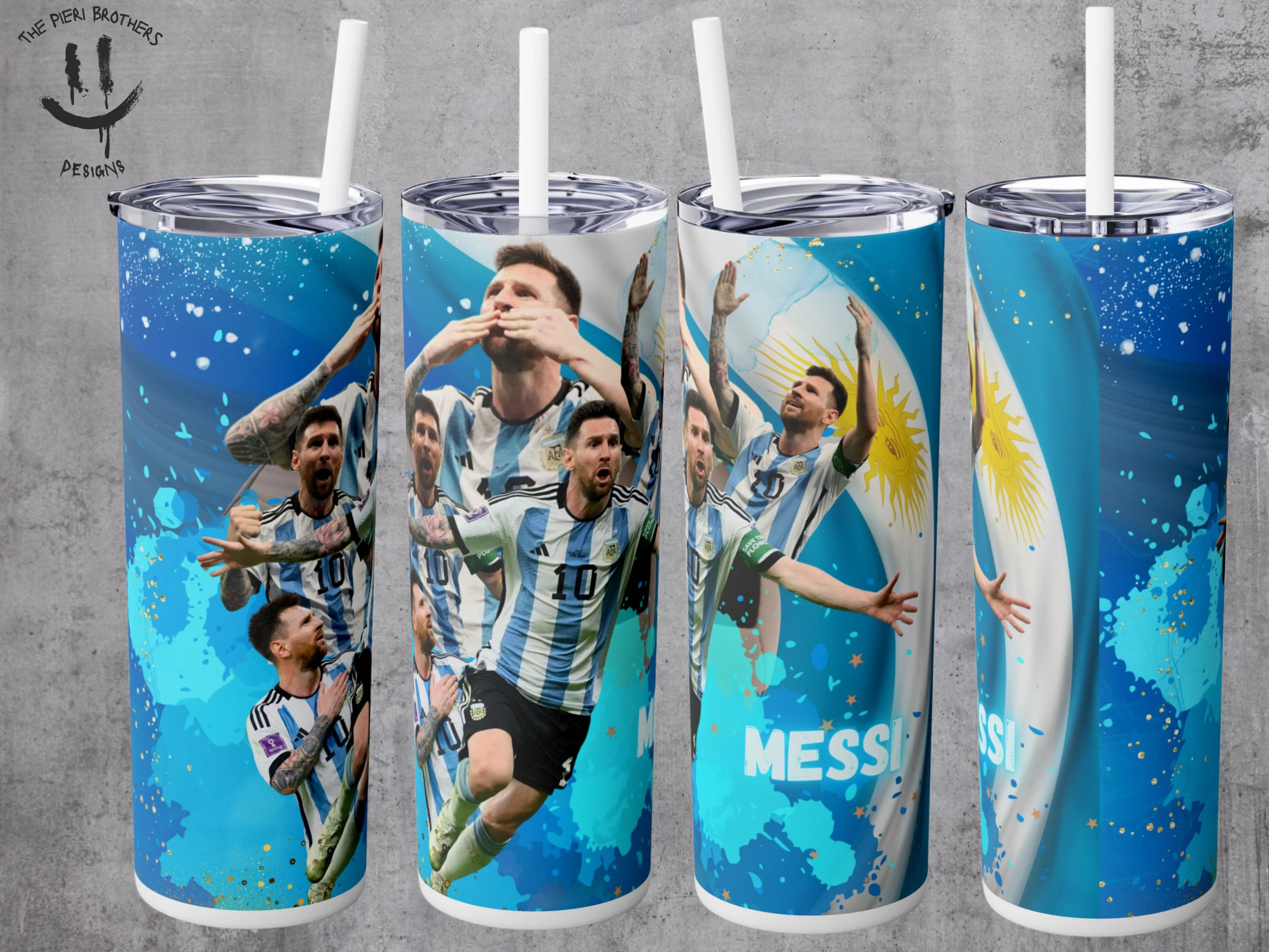 Copa America 2024 Argentina vs Colombia Tumbler - Custom 20oz