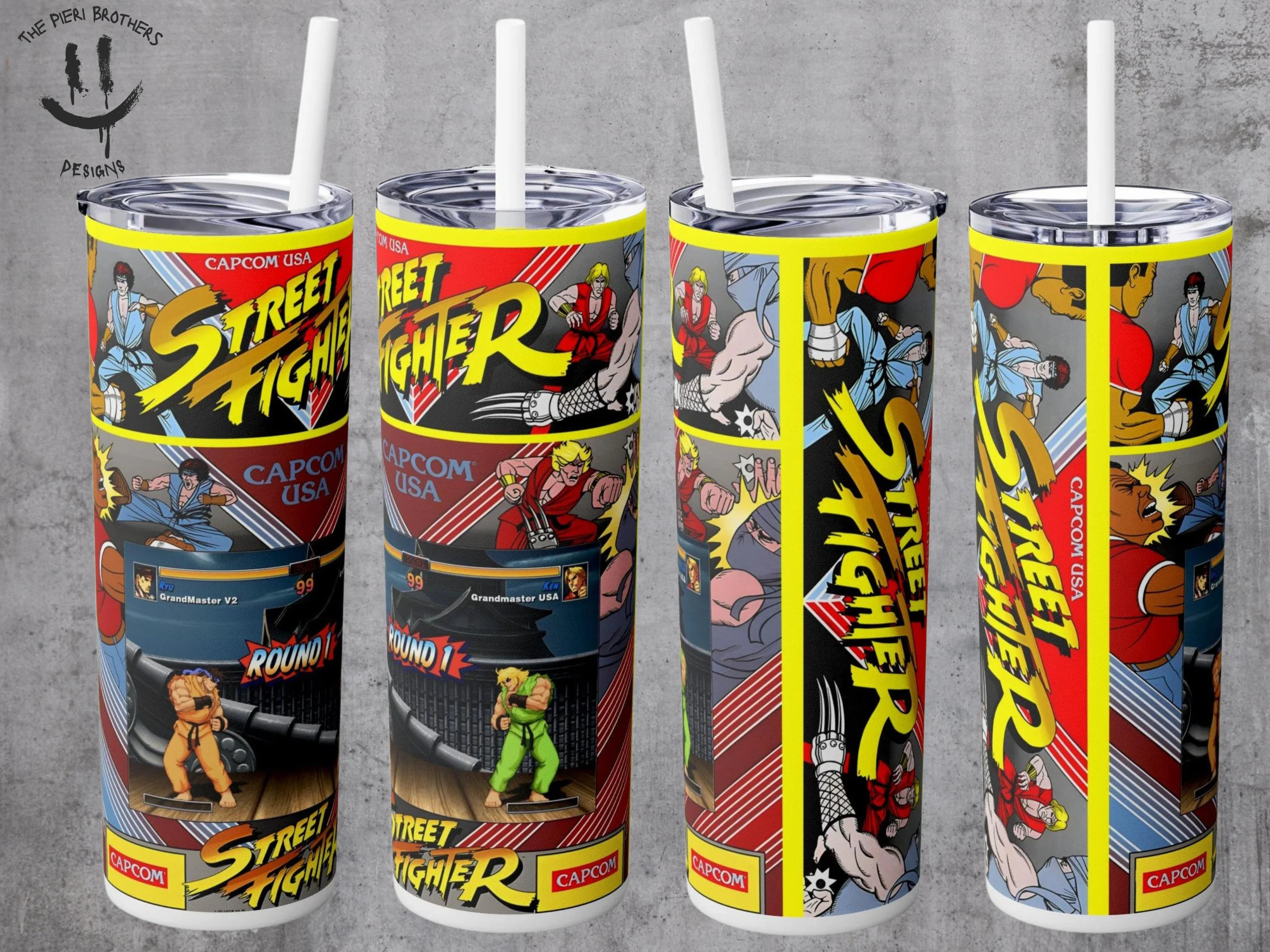 Street Fighter Tumbler - Custom 20oz