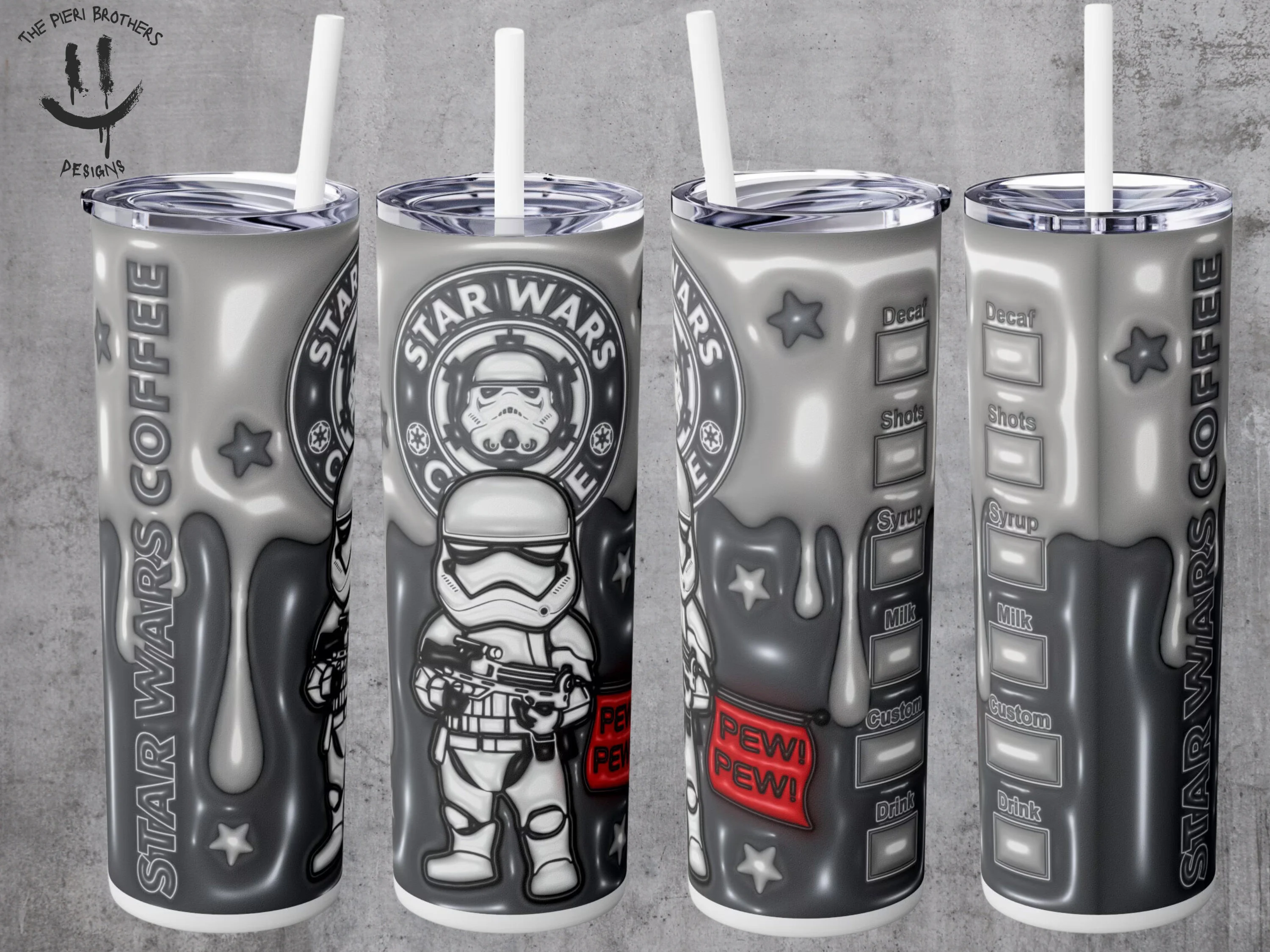Star Wars Starbucks Tumbler - Custom 20oz