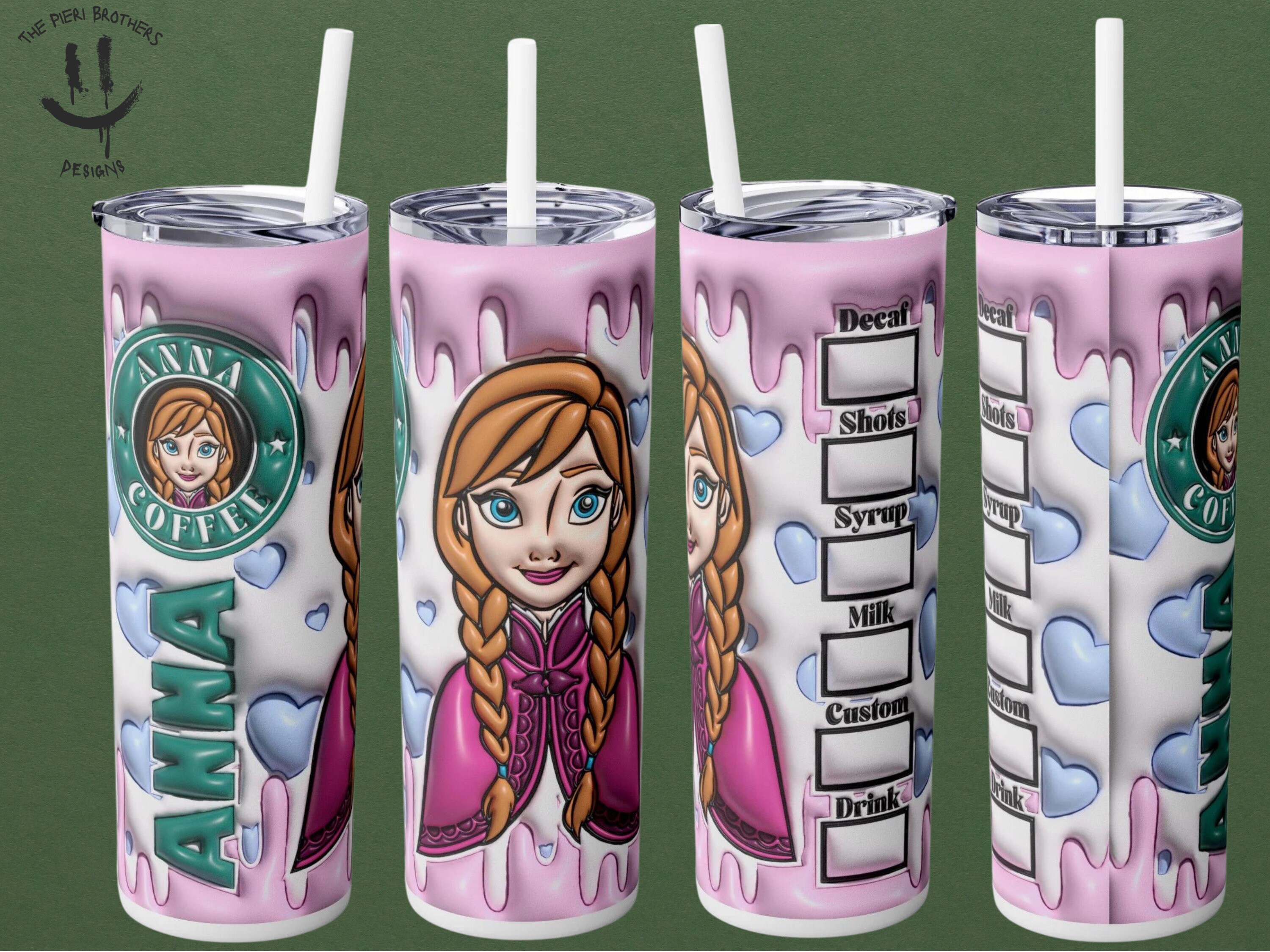 Frozen Starbucks Tumbler - Custom 20oz