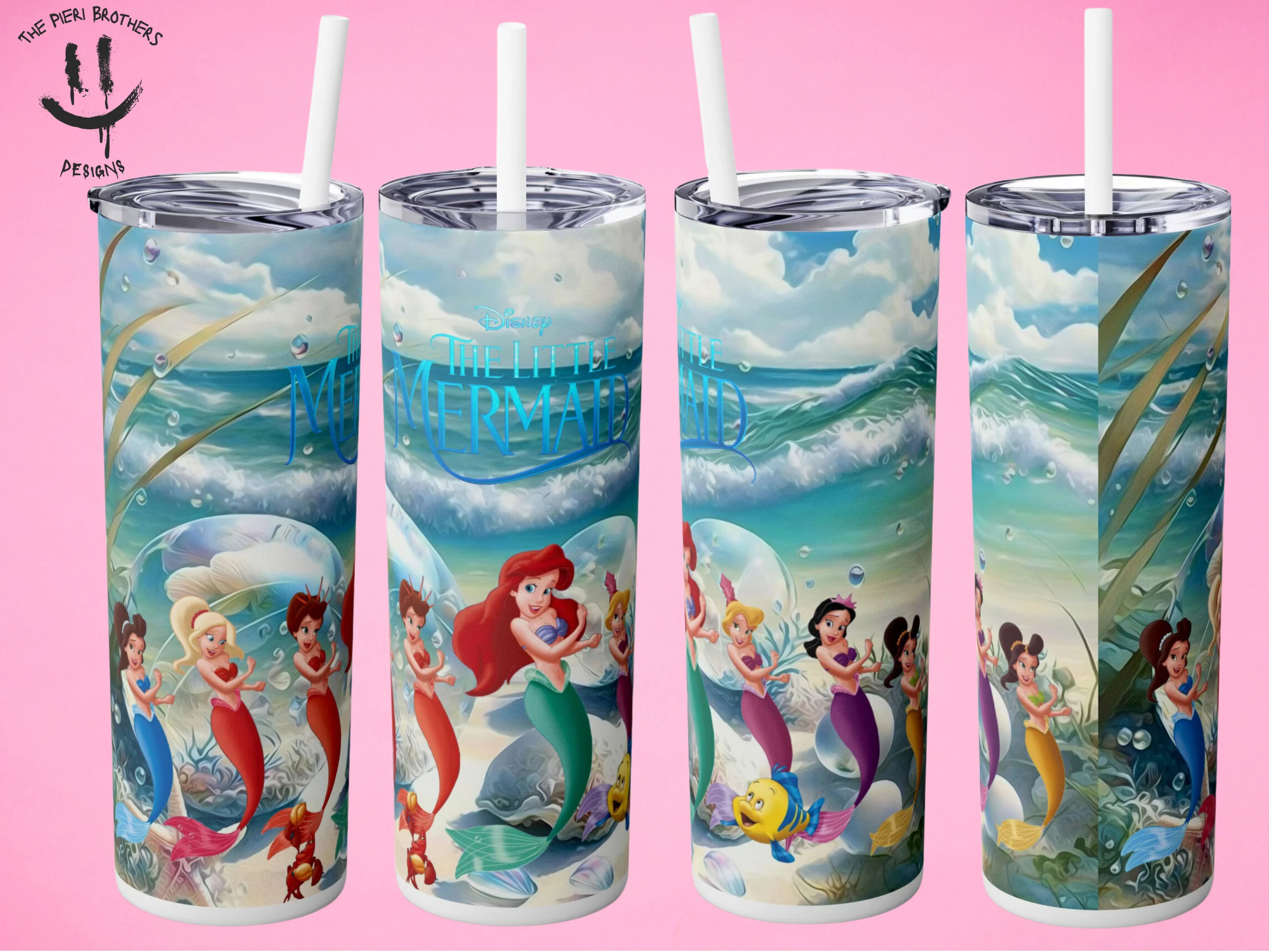 The Little Mermaid Tumbler - Custom 20oz