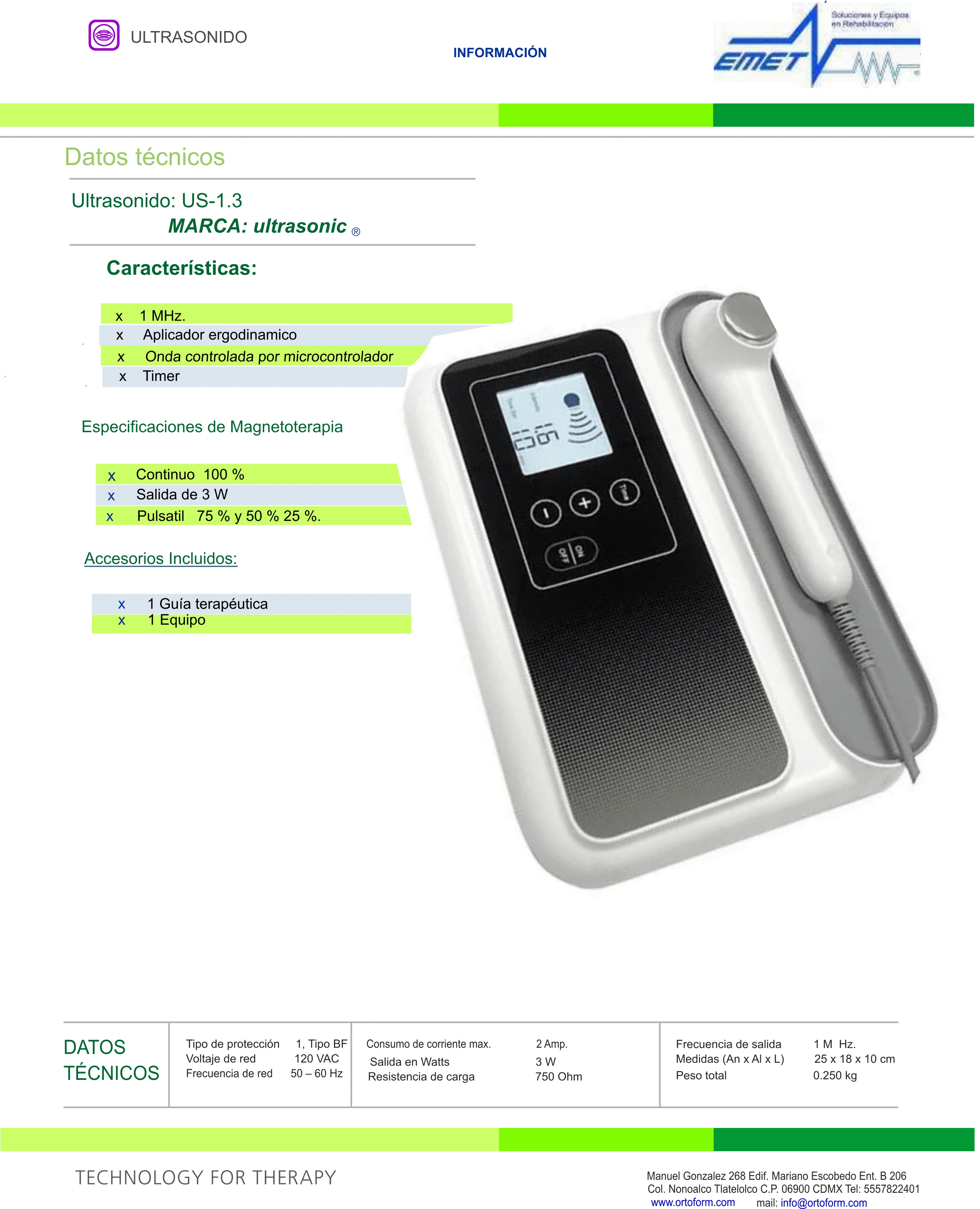 Máquina de ultrasonido US-1.3