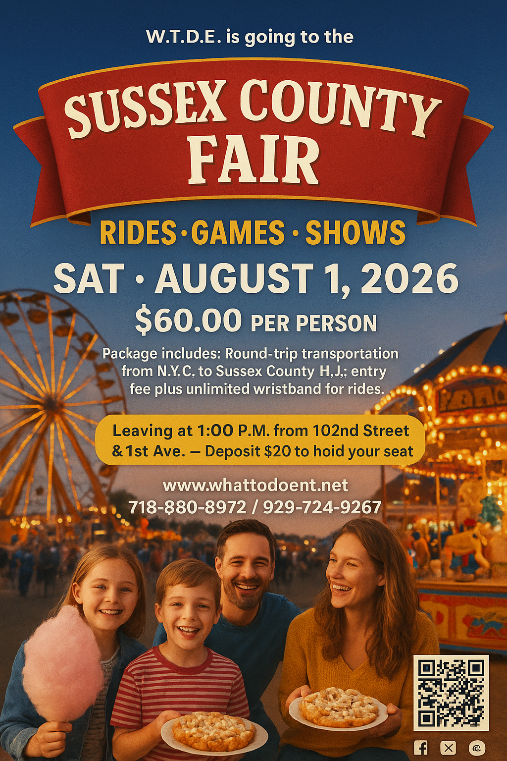 Sussex County Fair Trip Package
