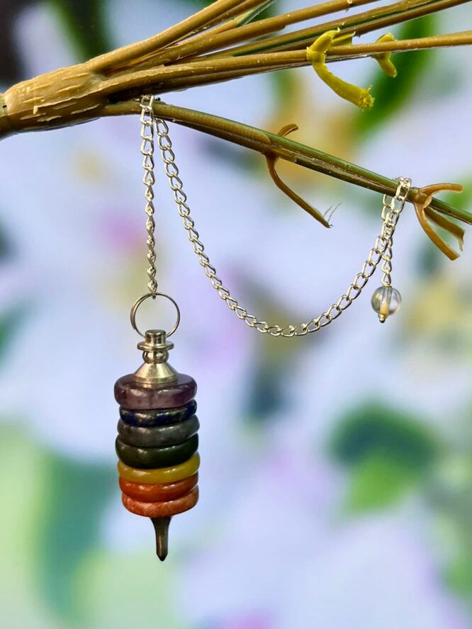 Handmade Seven Chakra Pendulum