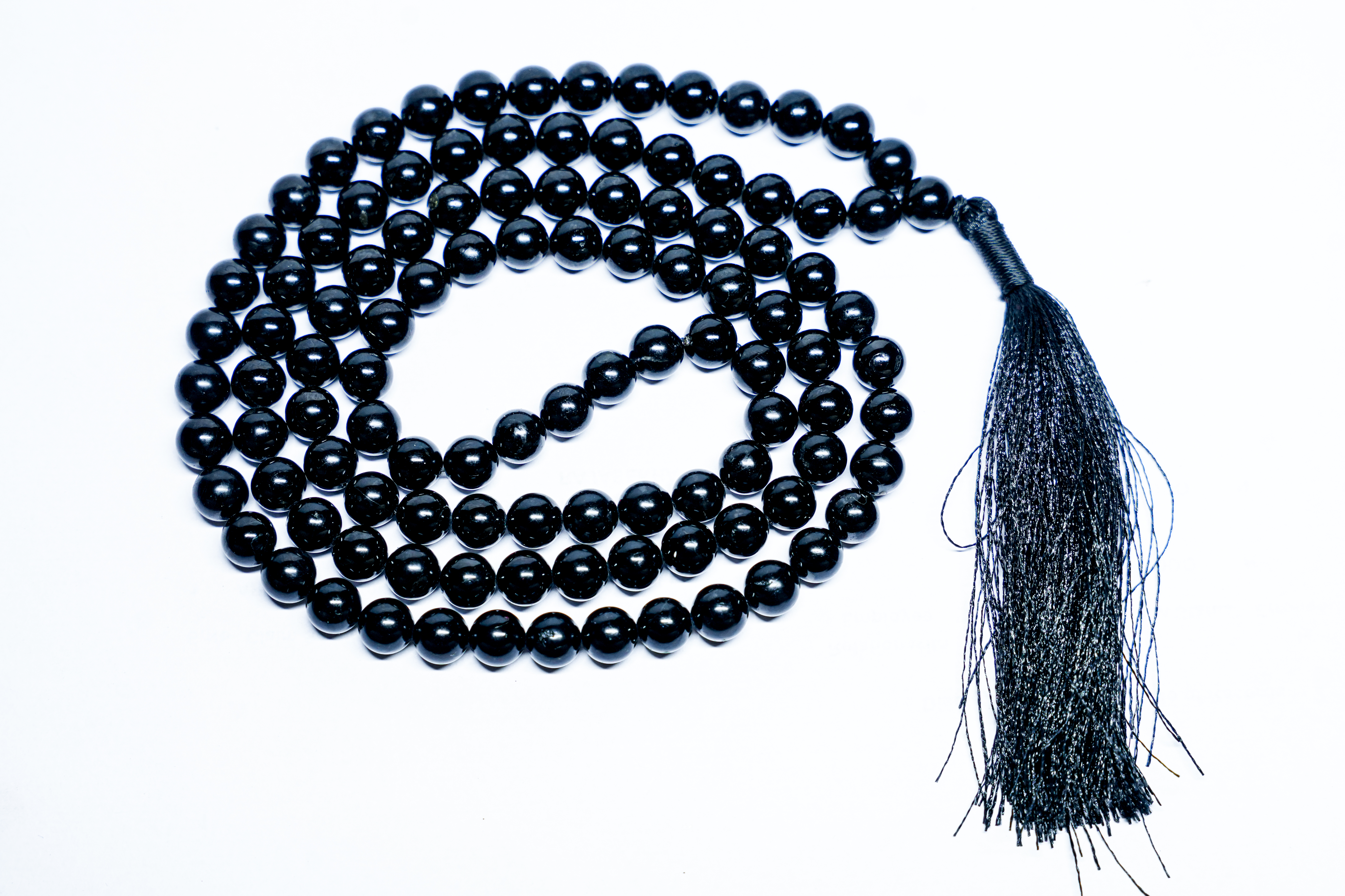 Black tourmaline Mala