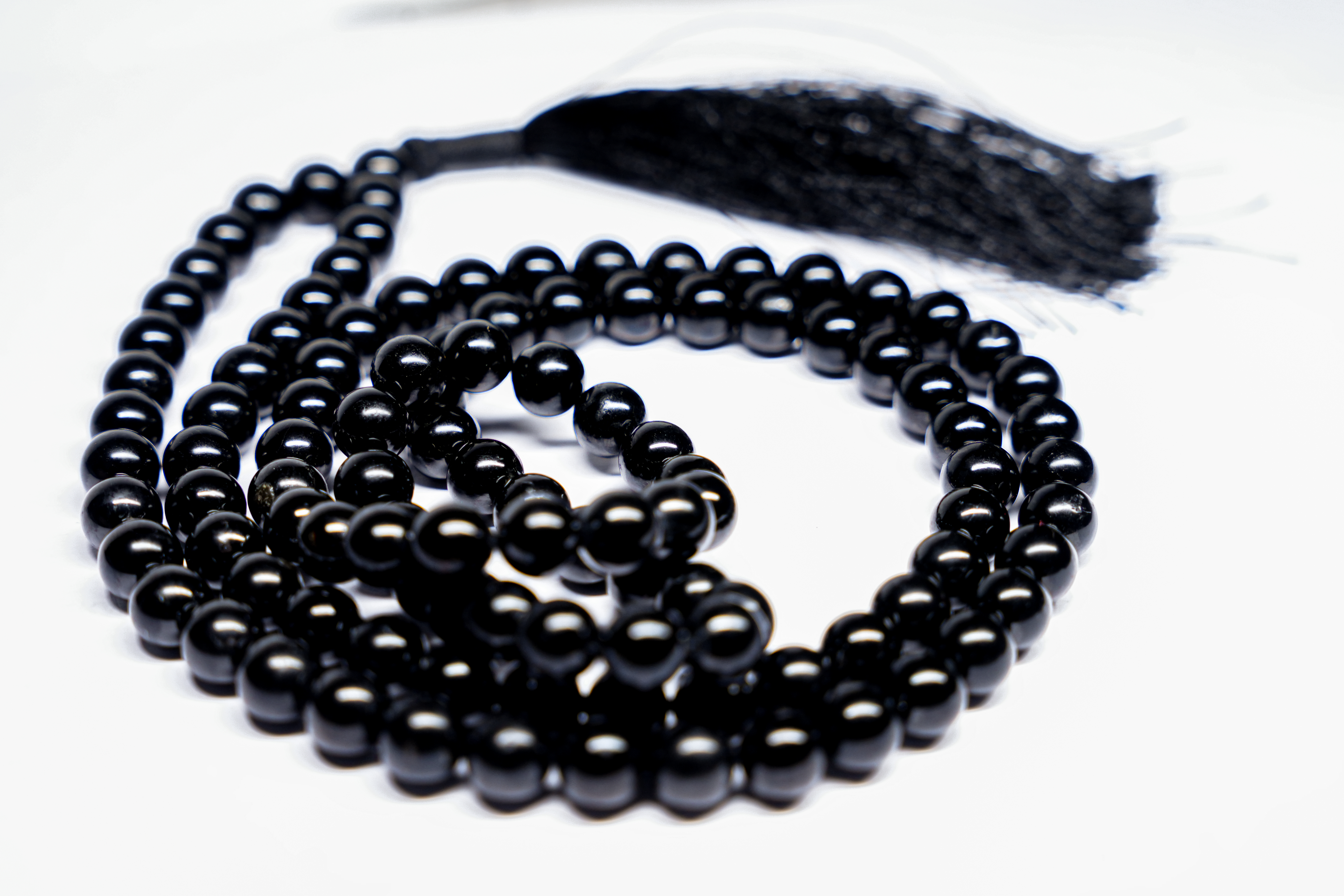 Black tourmaline Mala