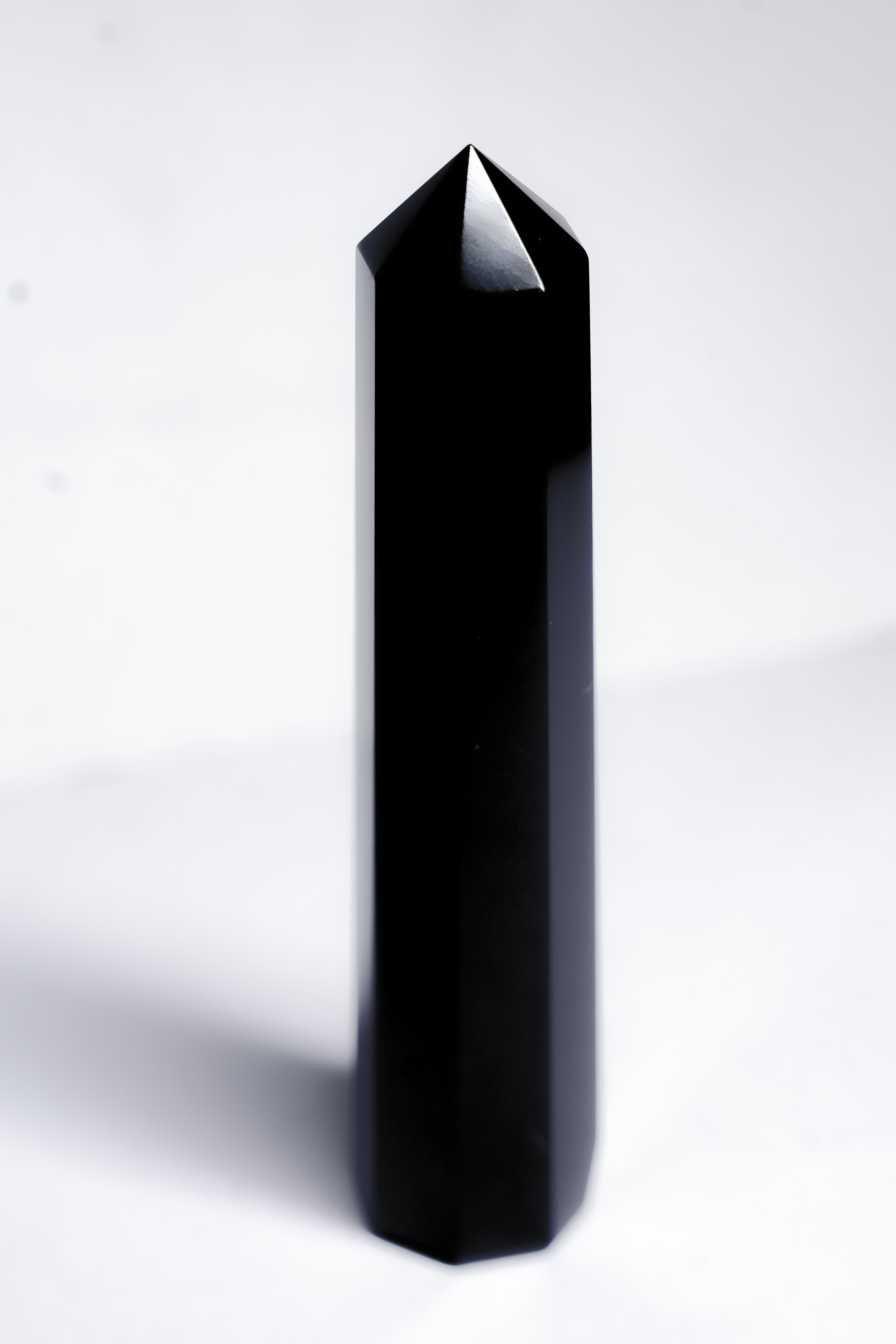 Black Obsidian Crystal Towers