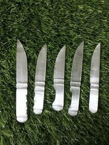 Premium Selenite Cord Cutting Knife for Reiki & Energy Healing