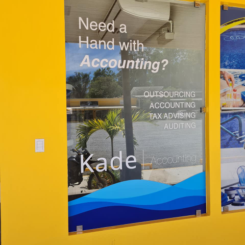 Microperforated vinyl and window decoration