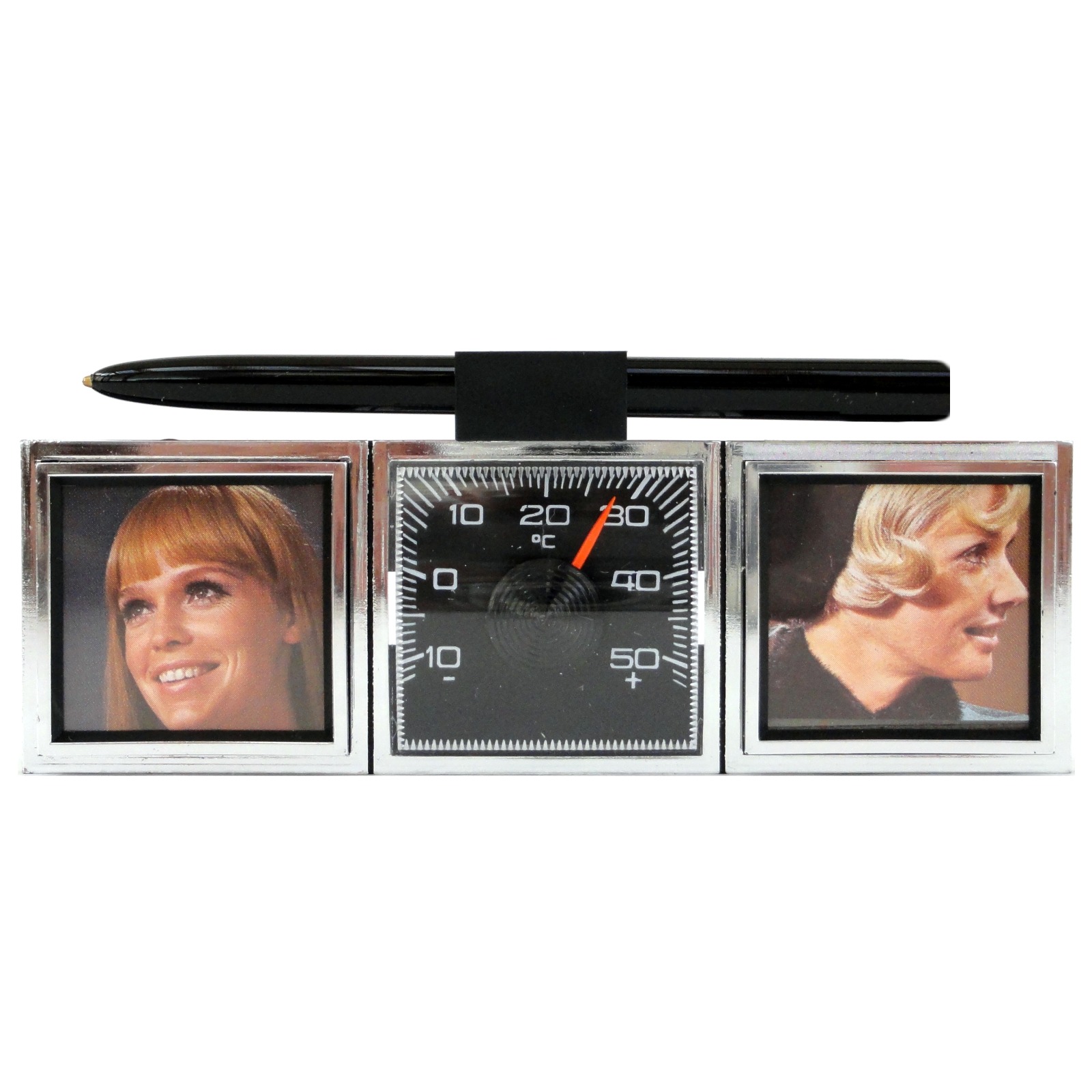 Auto Thermometer Foto Bilder Rahmen VERGISS MEIN NICHT mit Stift