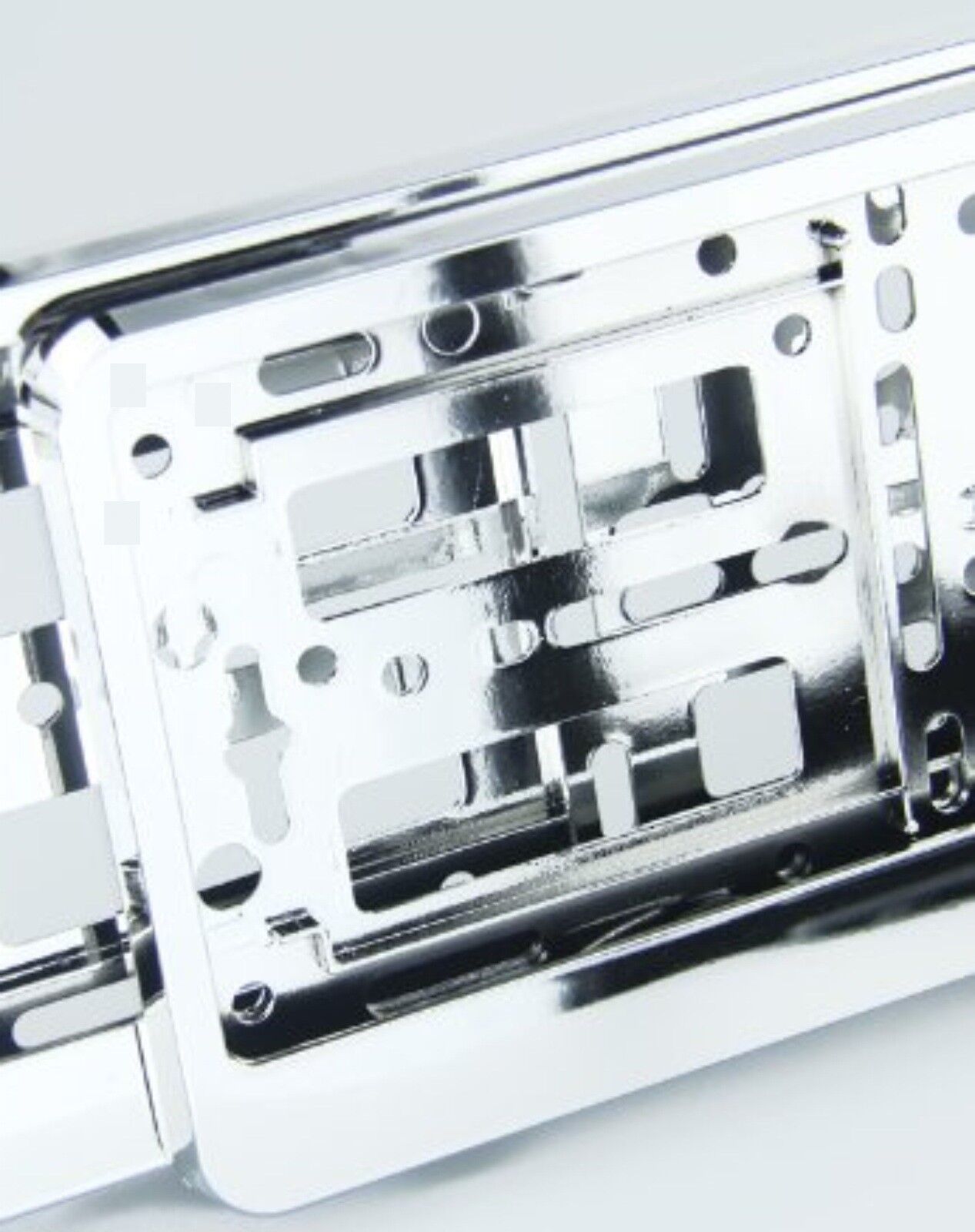 Chrom Kennzeichen Nummernschild Rahmen Halterung