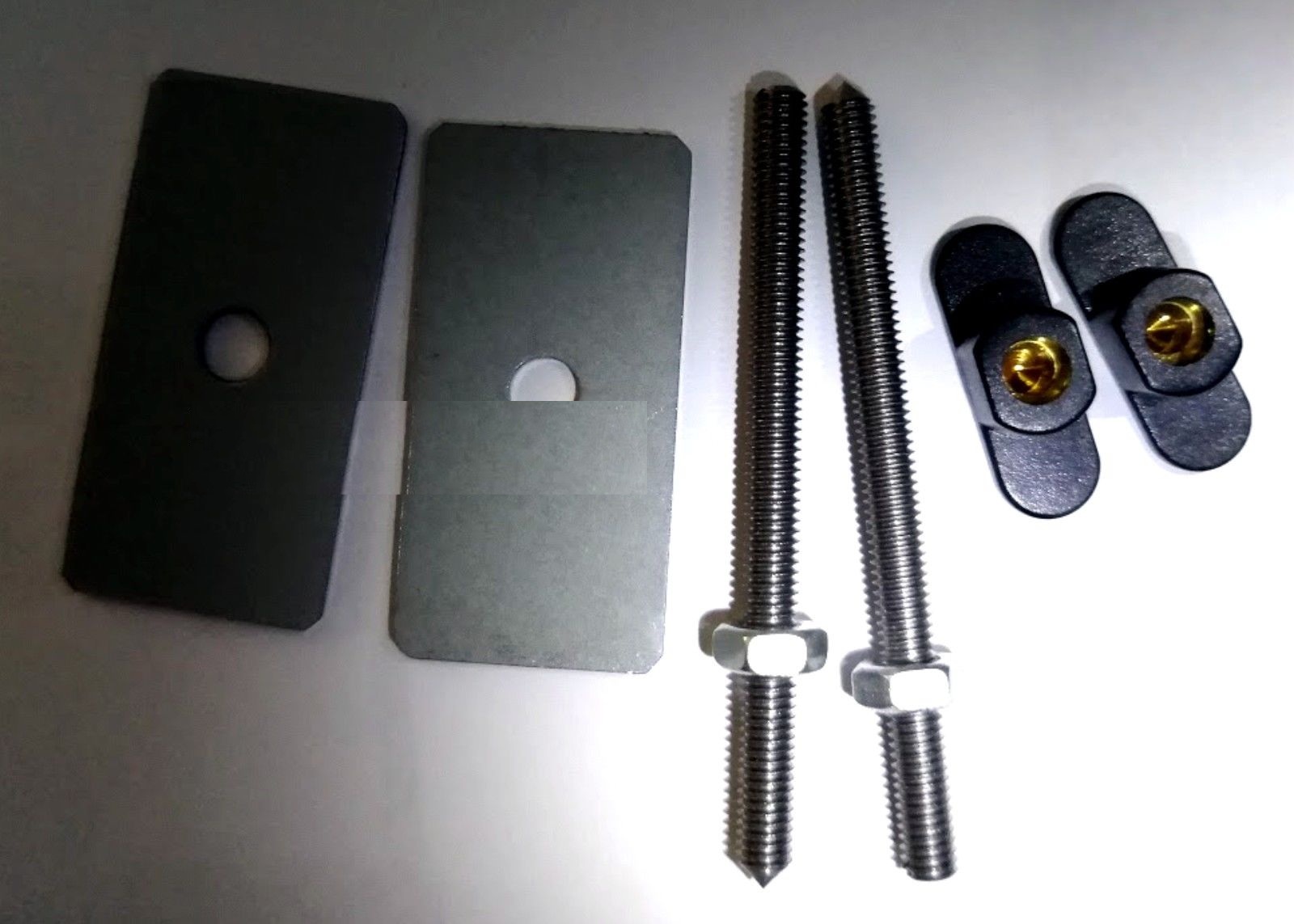 Pferd Hufeisen Pferde für Kühlergrill mit Halterung und Schrauben