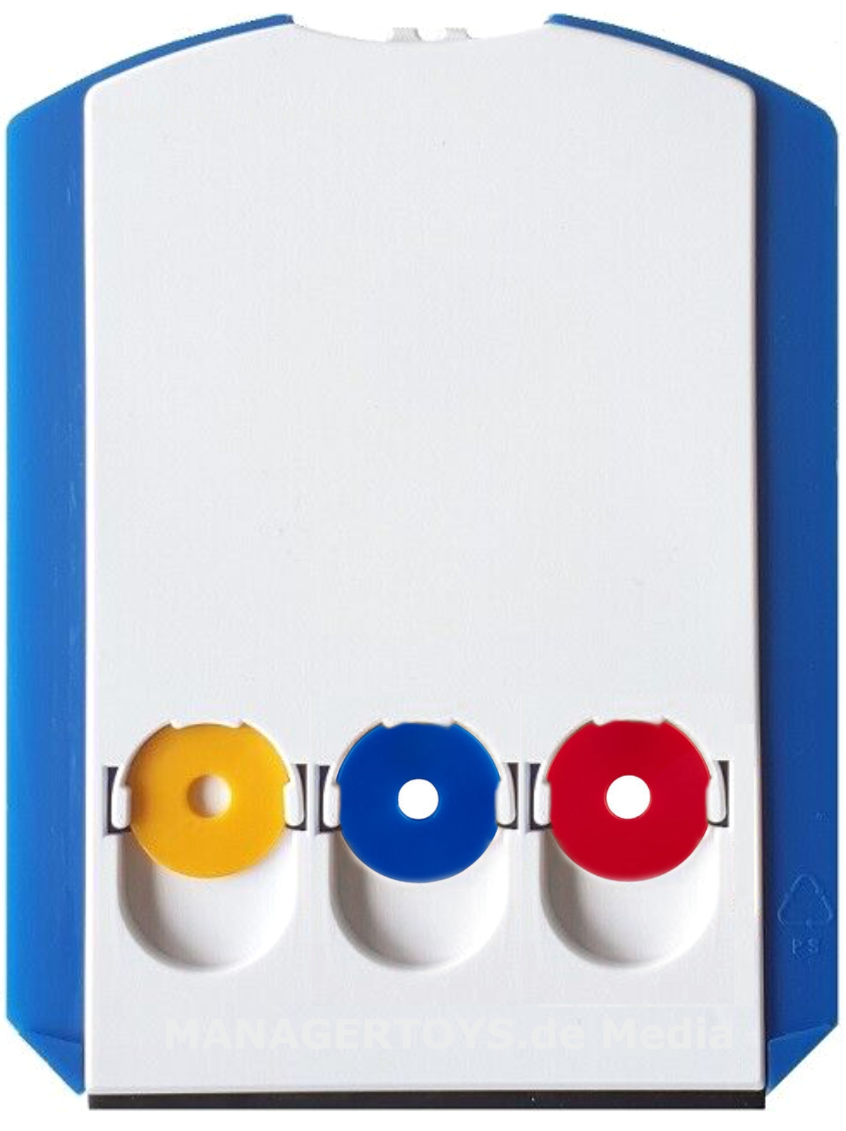 Parkscheibe Eiskratzer drei Farben Einkaufswagenchips Parkuhr ohne Werbung