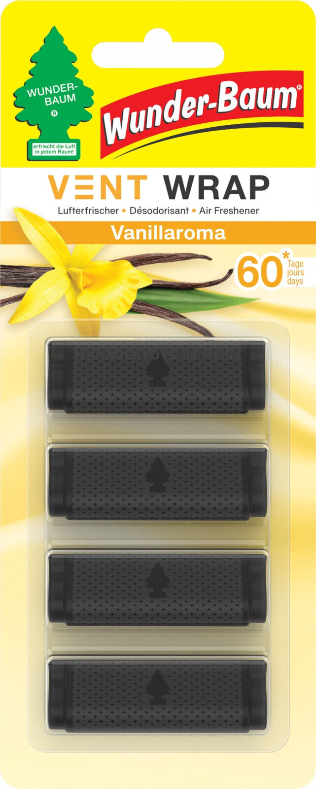 Vanilla Vanille Vent Wrap 4er Set