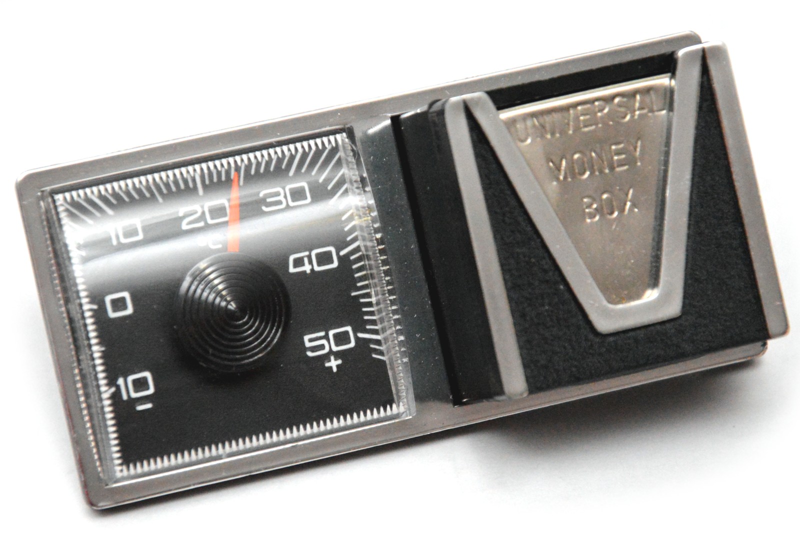 Bimetall Auto Thermometer mit Münzbox und Magnet Halter 