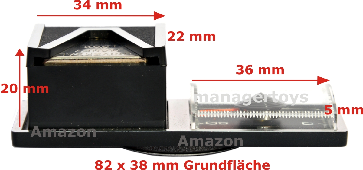Bimetall Auto Thermometer mit Münzbox und Magnet Halter 