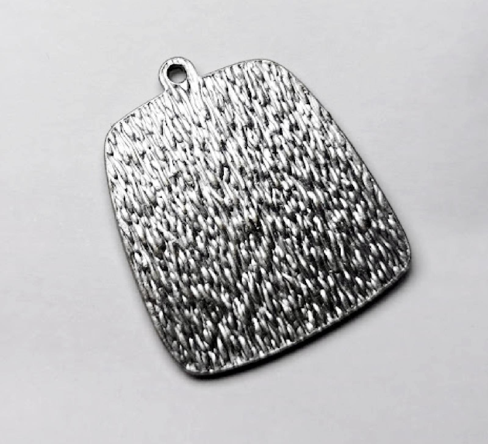 Heiliger Sankt St. Christophorus 3D Relief Metall Anhänger Talisman