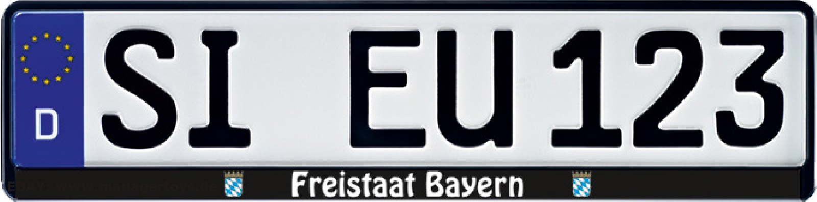 Auto Kennzeichenrahmen Freistaat Bayern Halter Nummernschild