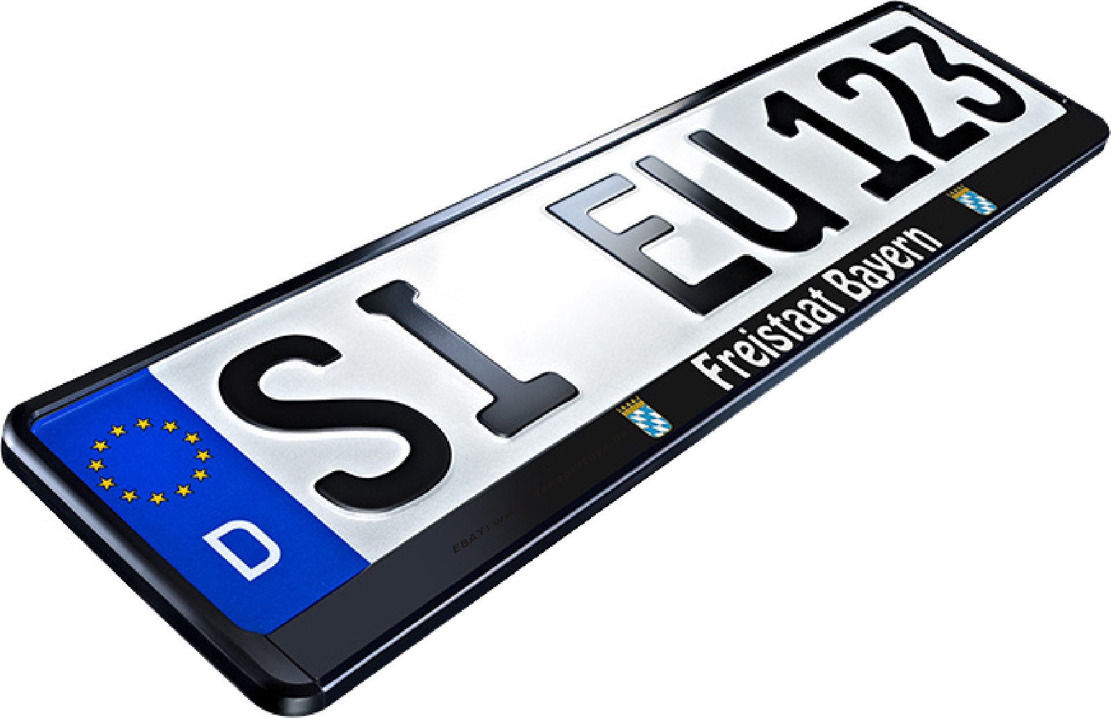 Auto Kennzeichenrahmen Freistaat Bayern Halter Nummernschild