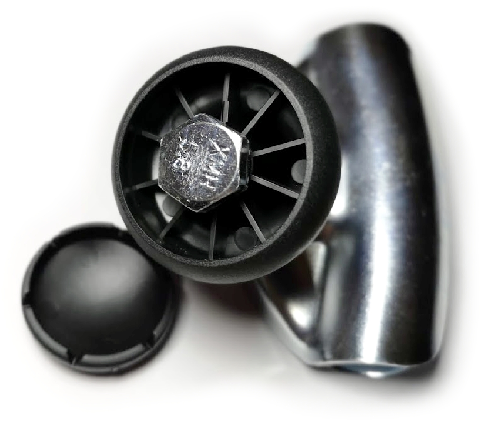 Lenkradknauf Lenkknopf drehbar geeignet für 15-35 mm Lenkrad Durchmesser